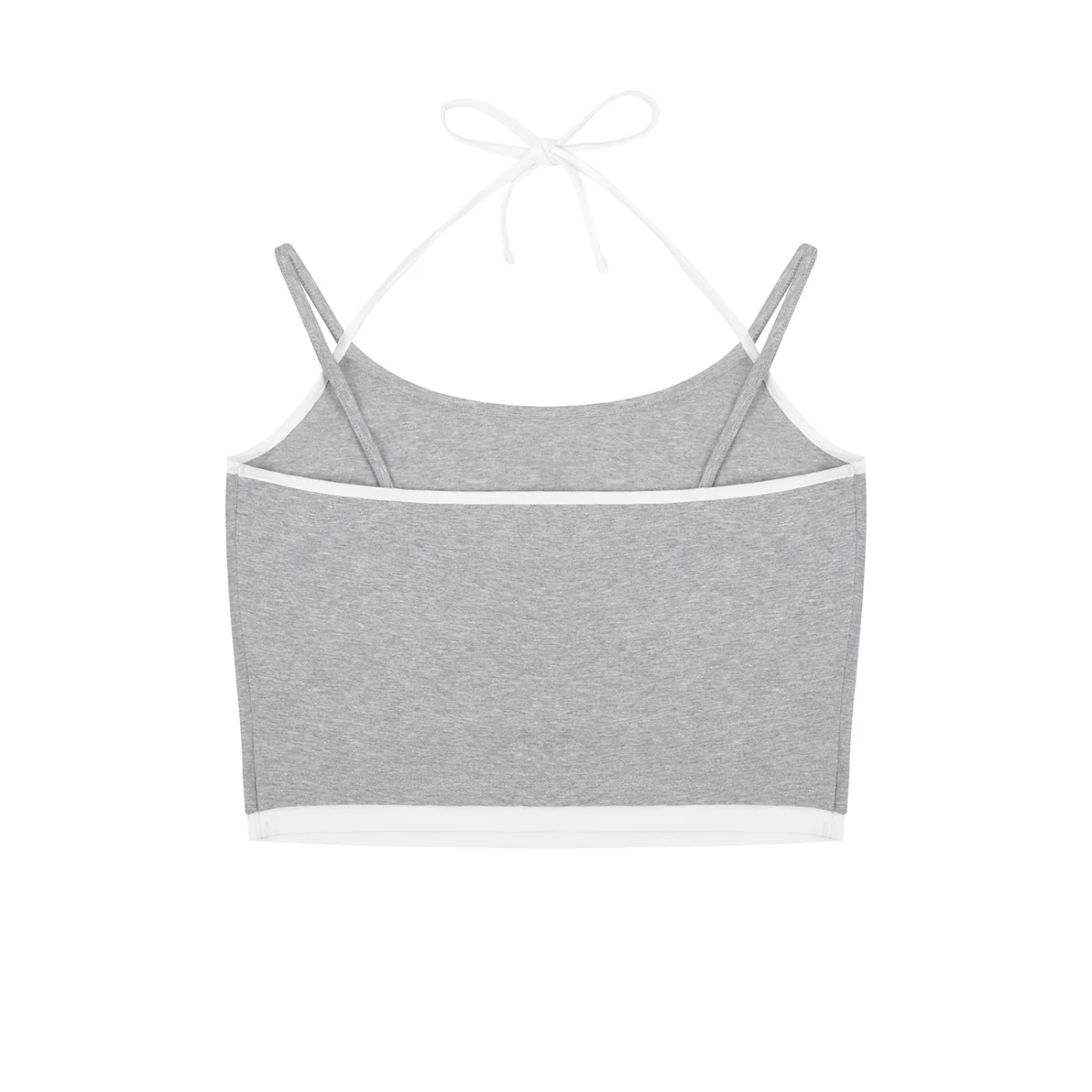 Menhera x Gloomy Contrast Binding Halter Tank Top - Image 6