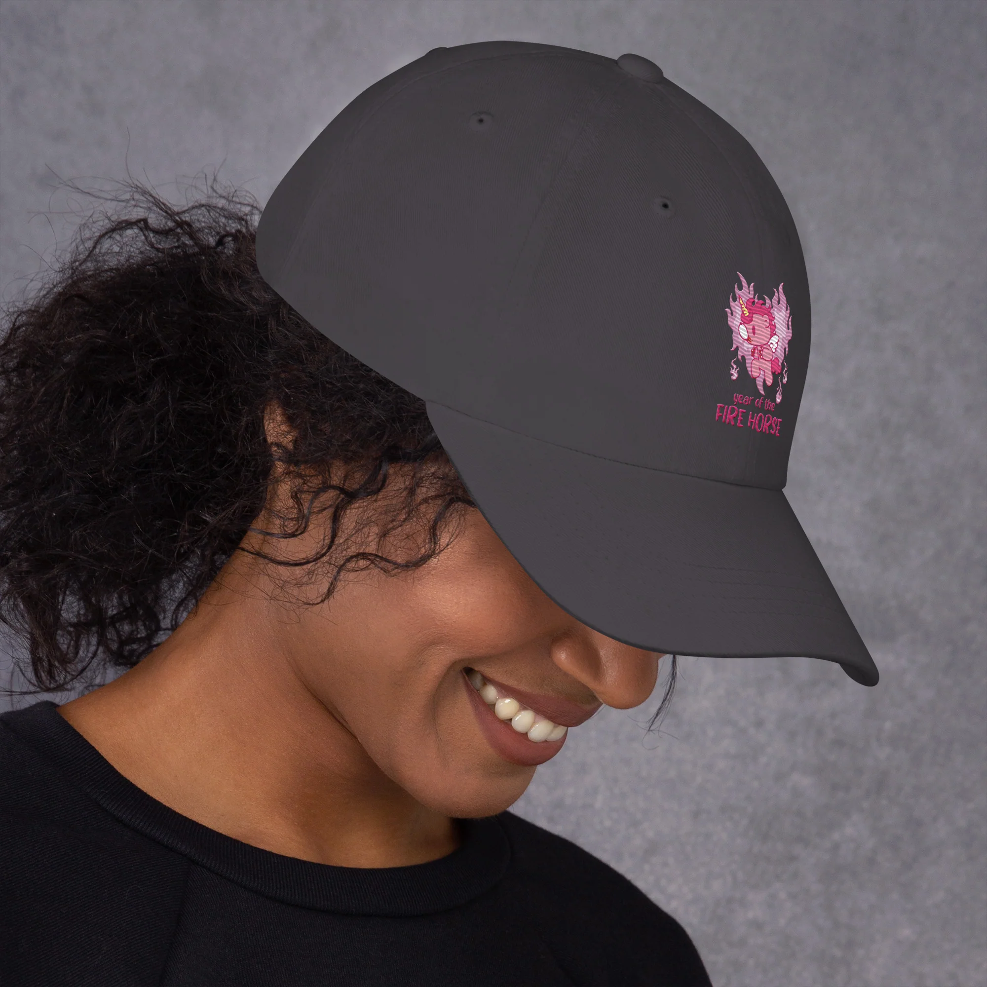 Fire Horse Dad Hat - Image 11