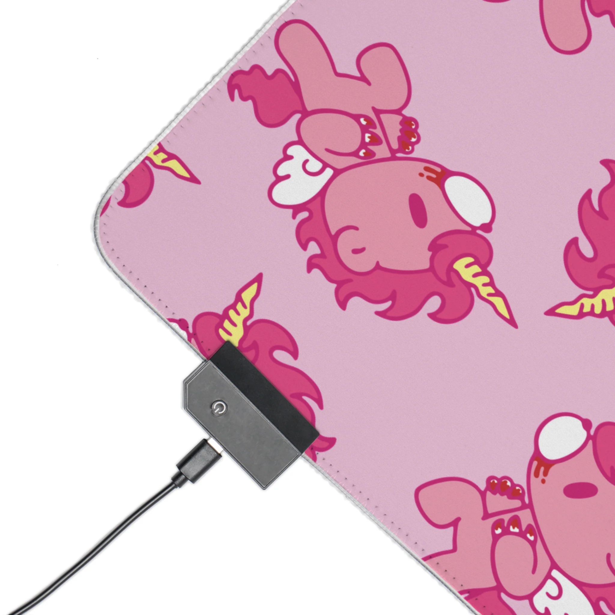 Fire Horse Gloomy Bear LED Gaming Mouse Pad - Image 16