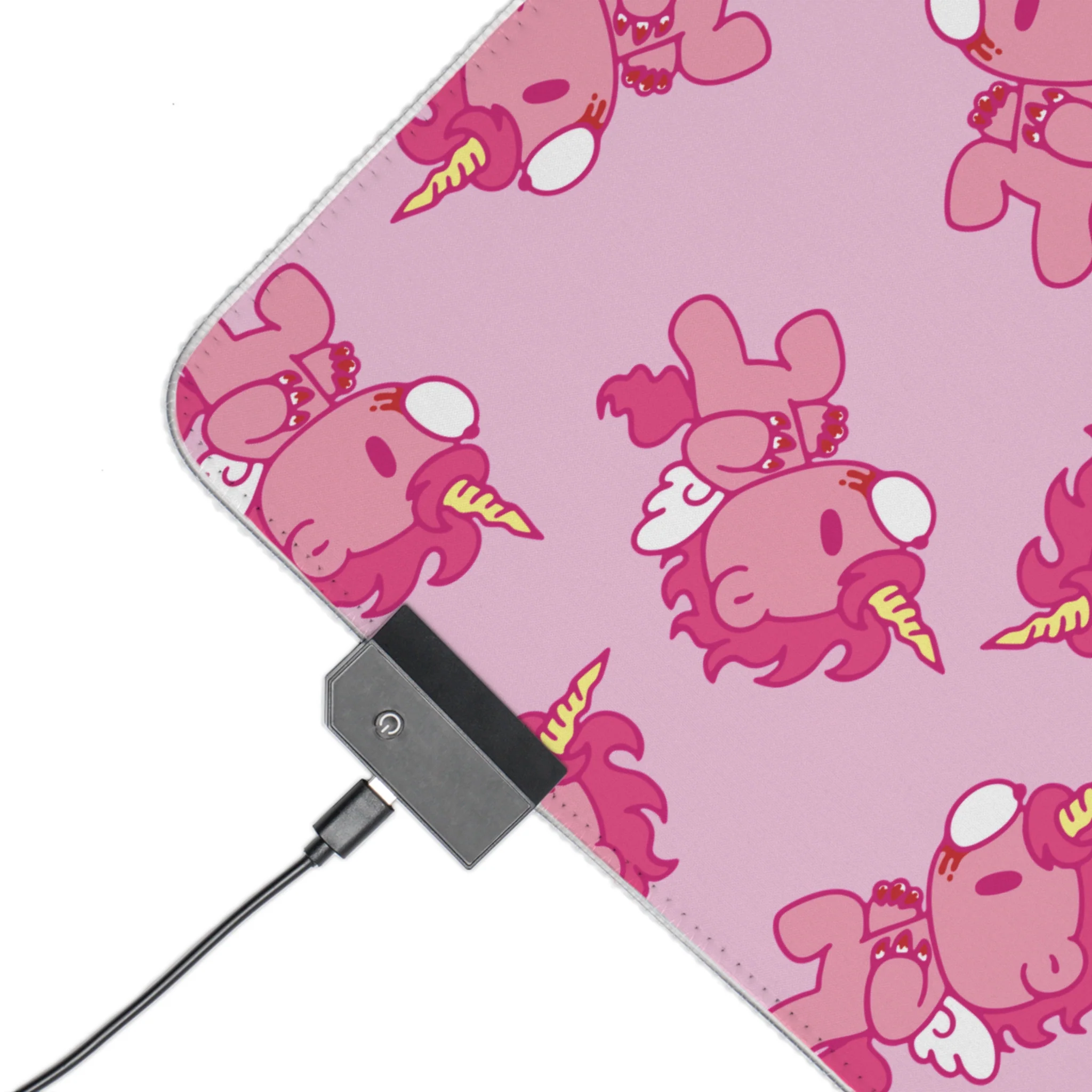 Fire Horse Gloomy Bear LED Gaming Mouse Pad - Image 7