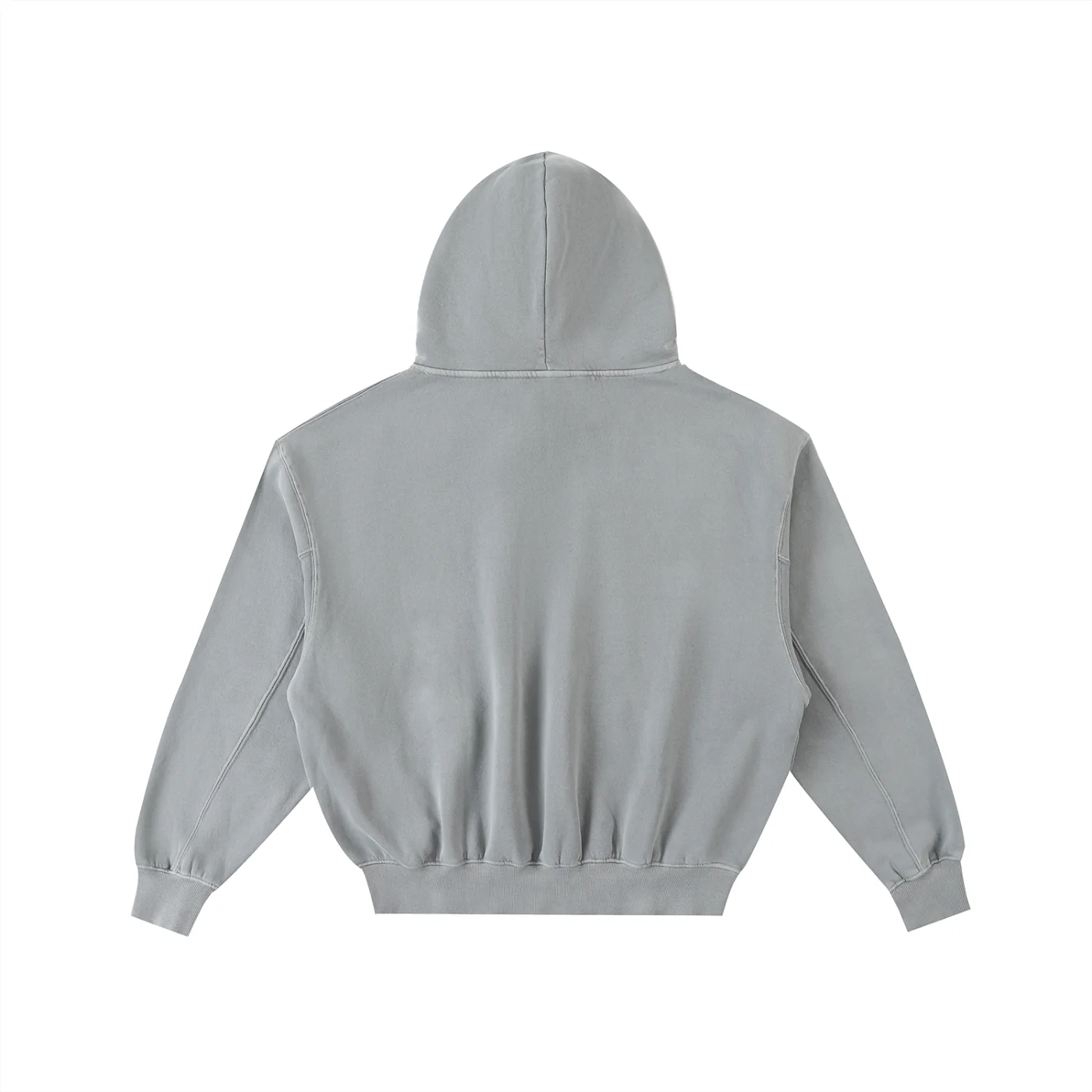 Gloomy Virgo Frayed Enzyme Washed Fleece Hoodie - Image 4