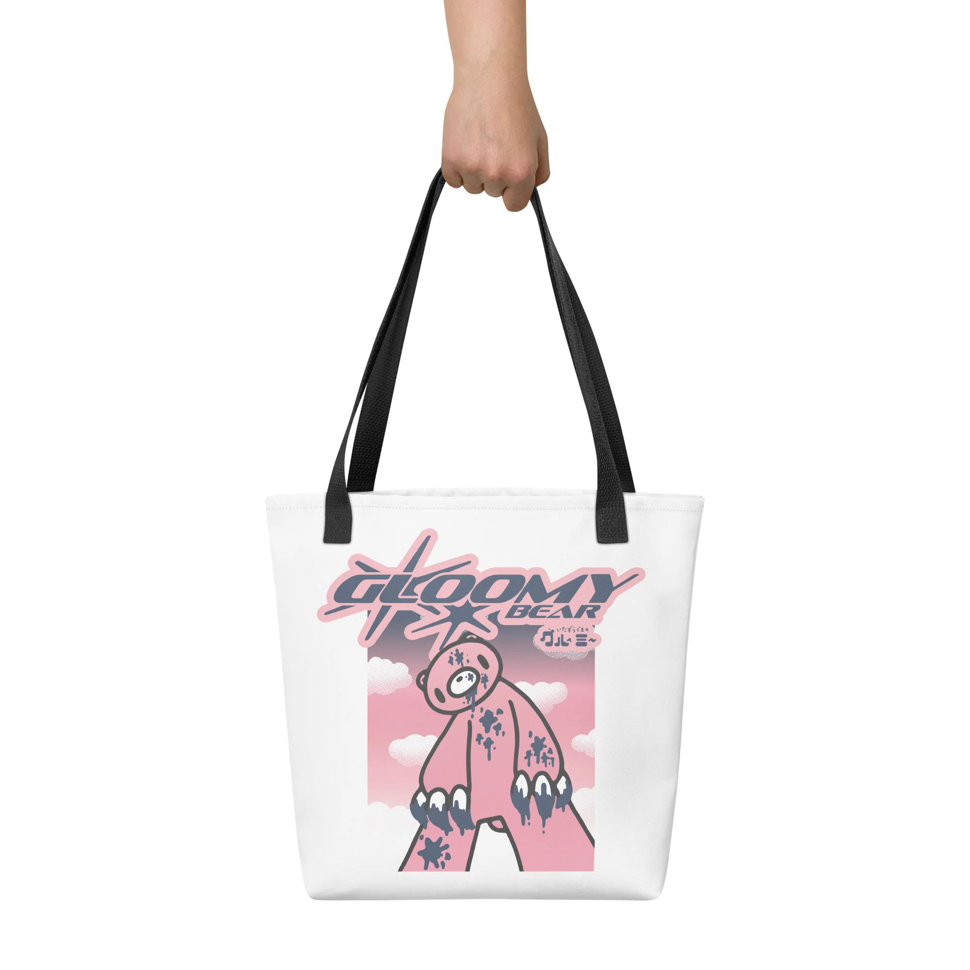Glomy Bear Looming Tote bag