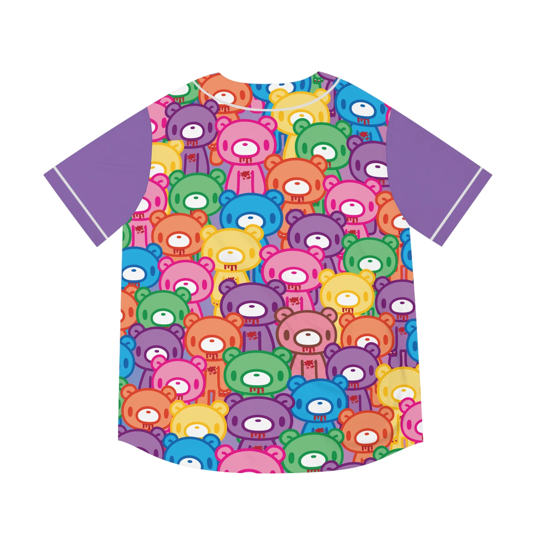Gloomy Bear "Rainbow Dreams" Men's Baseball Jersey - Image 2