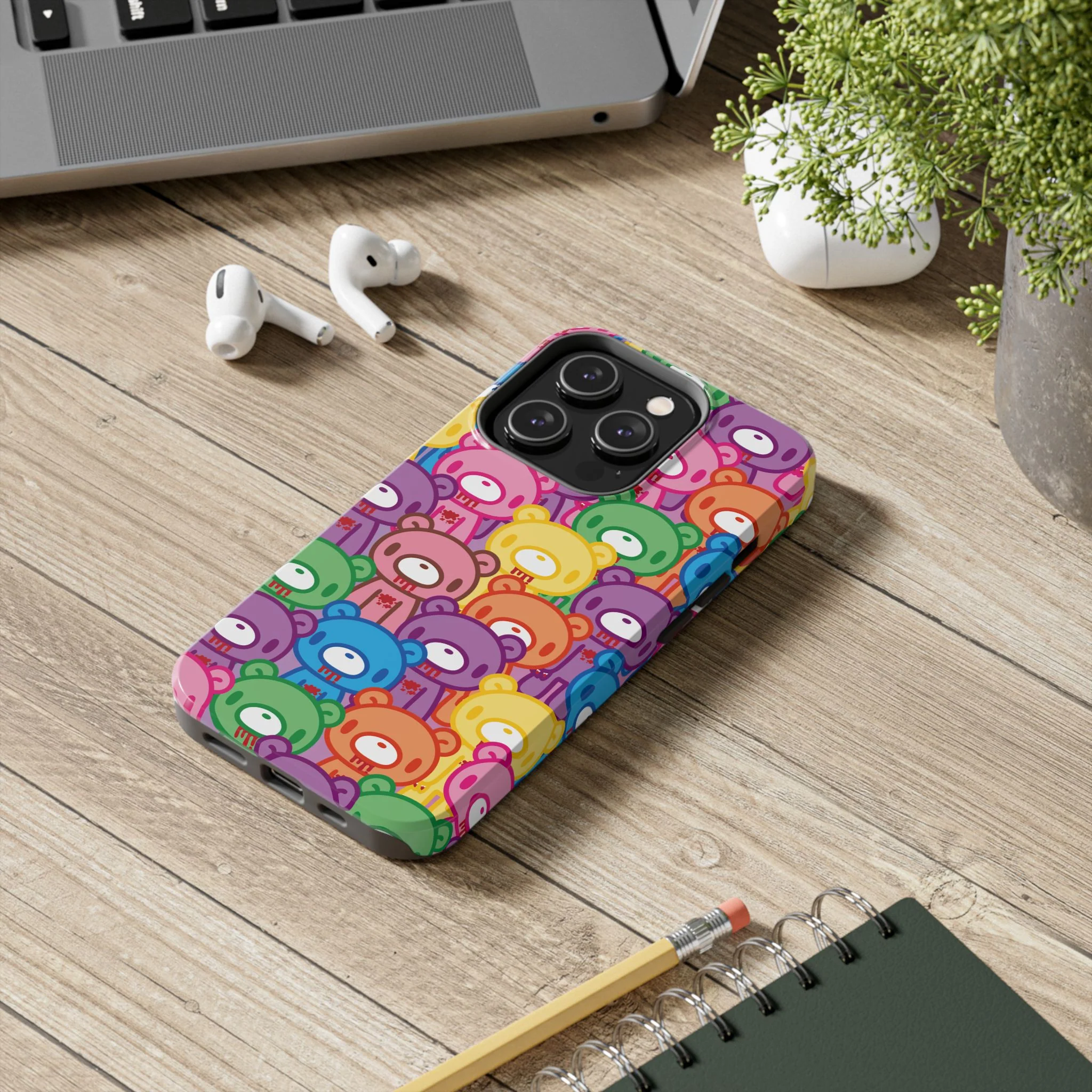 Gloomy Bear Rainbow Dreams Tough Phone Cases - Image 18