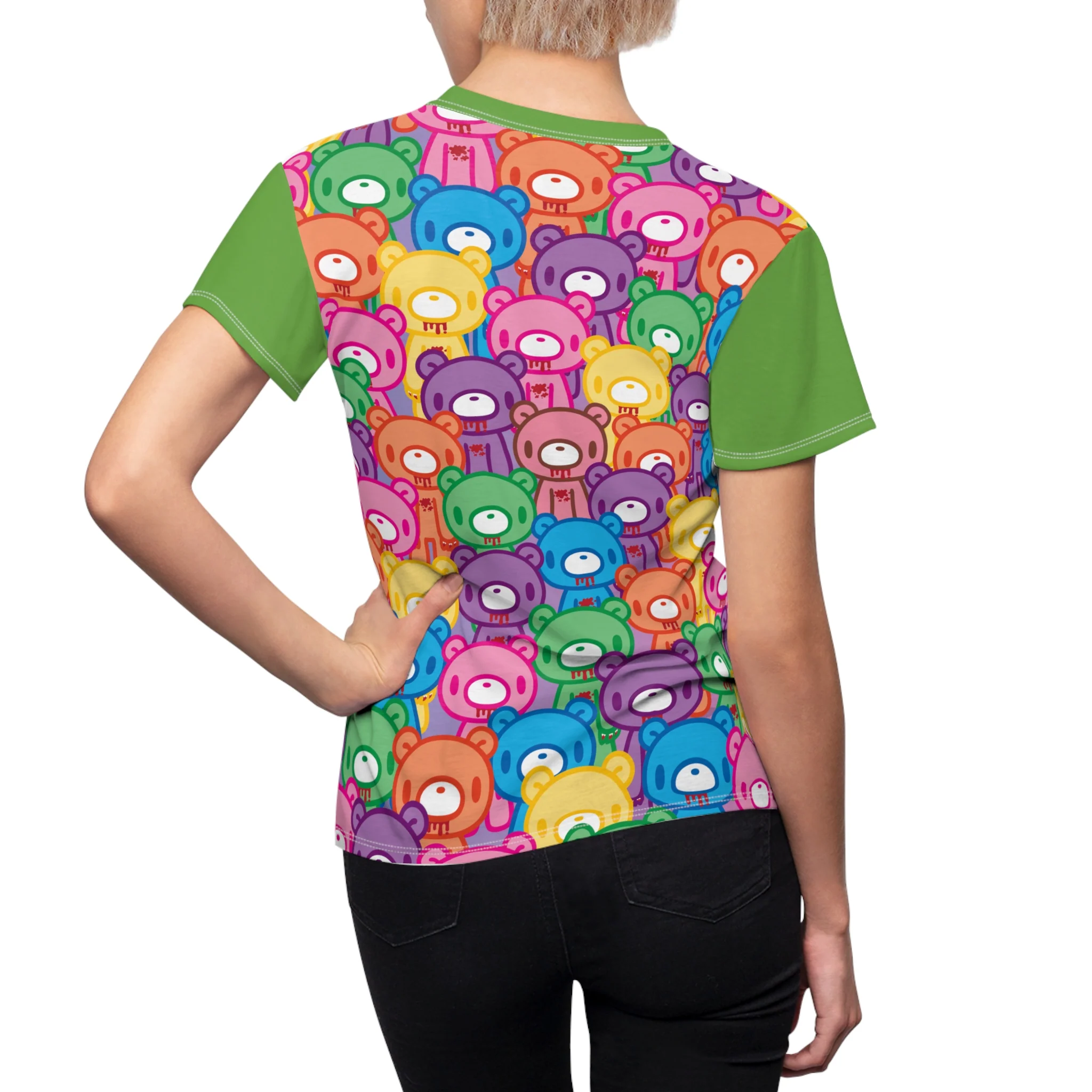 Gloomy Bear Rainbow Dreams Women's Cut & Sew Tee - Image 7
