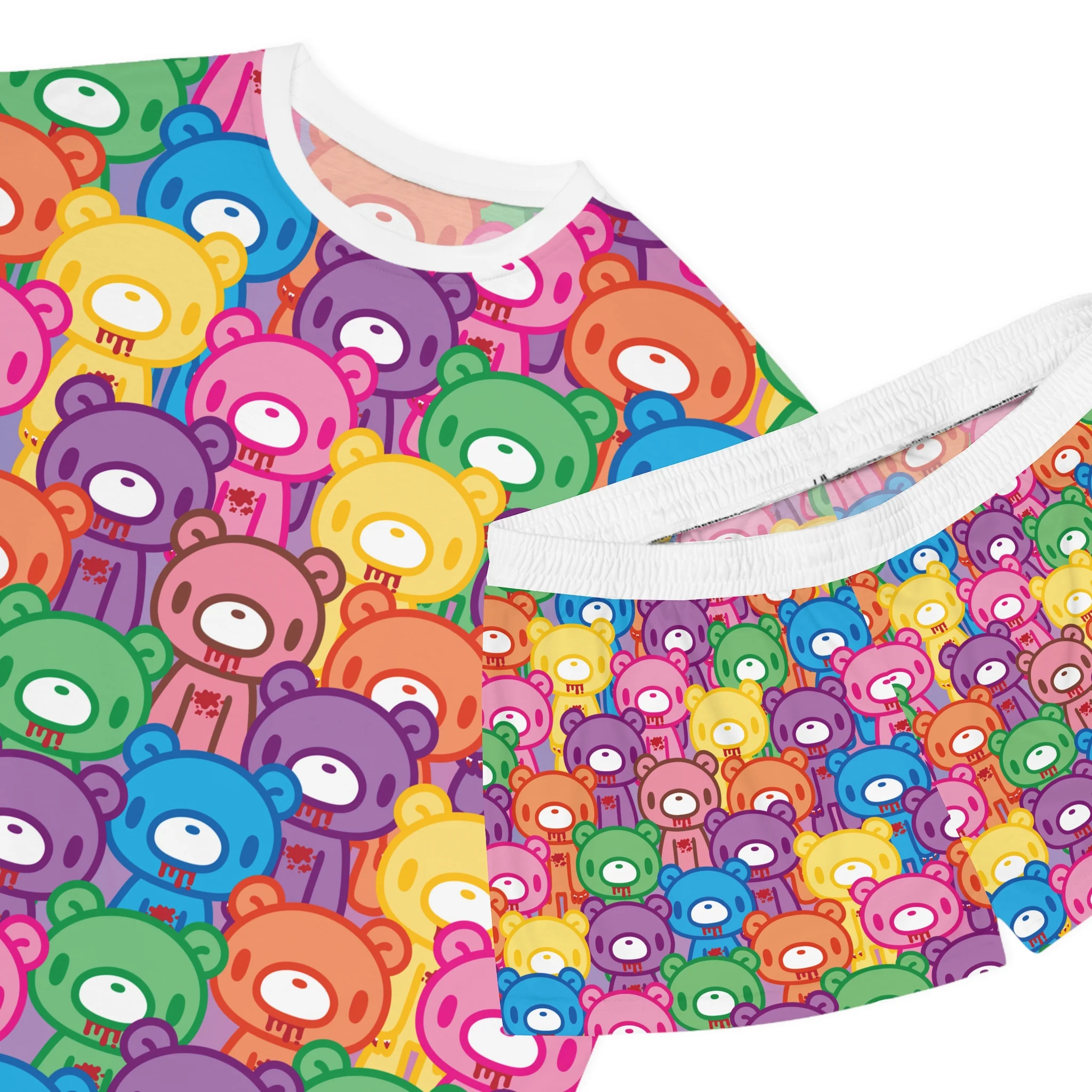 Gloomy Bear "Rainbow Dreams" Women's Short Pajama Set - Image 4