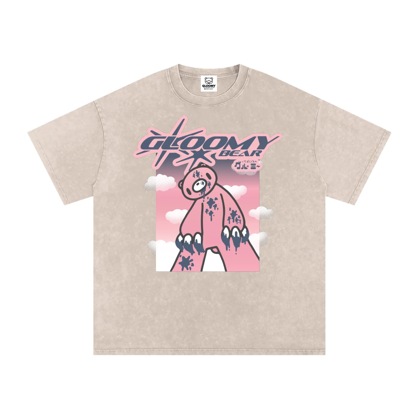 Gloomy Bear Titan Acid Wash T-Shirt - Image 5