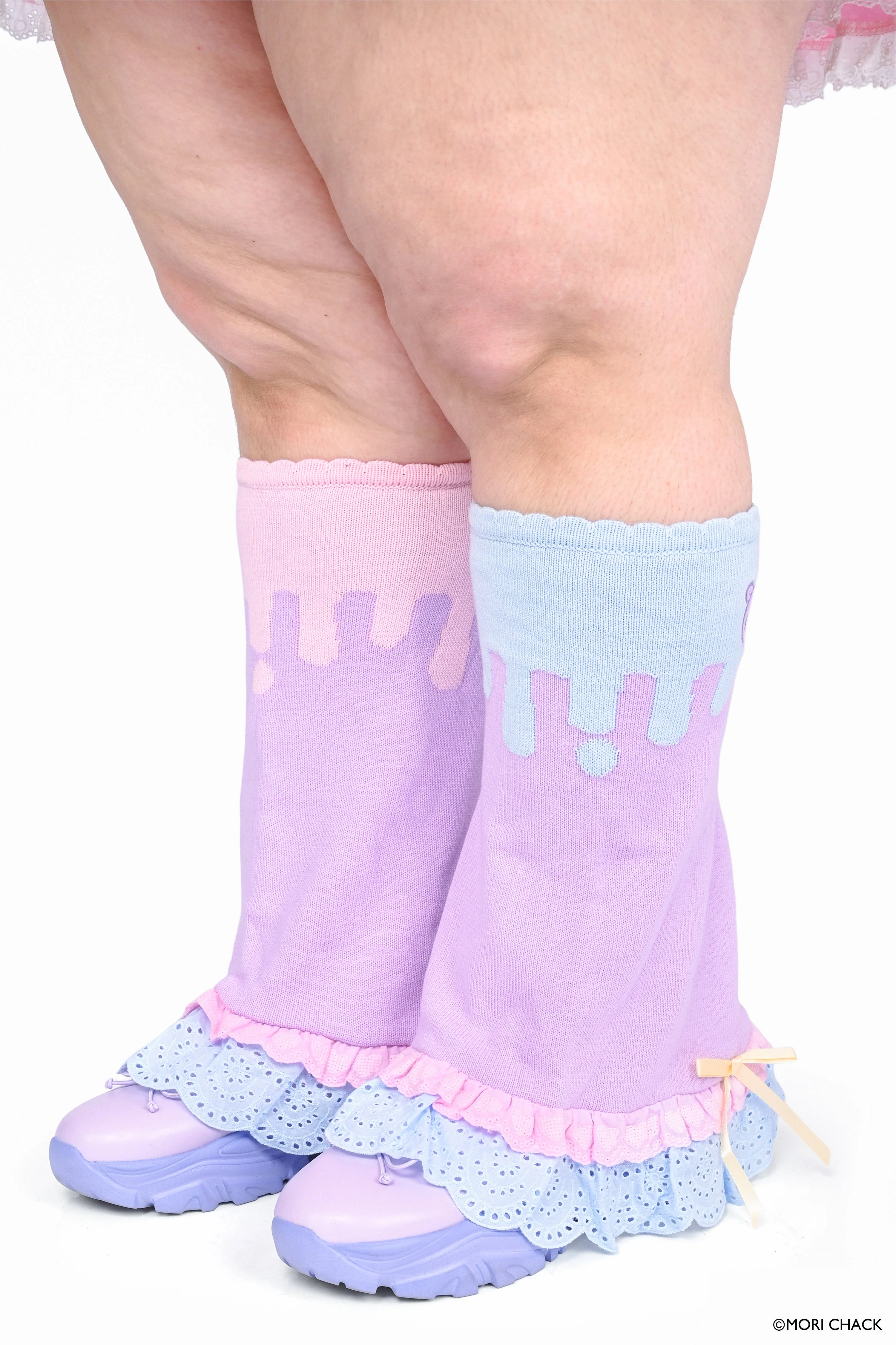Gloomy Bear x My Violet  - Pastel Drip Legwarmers - Image 7