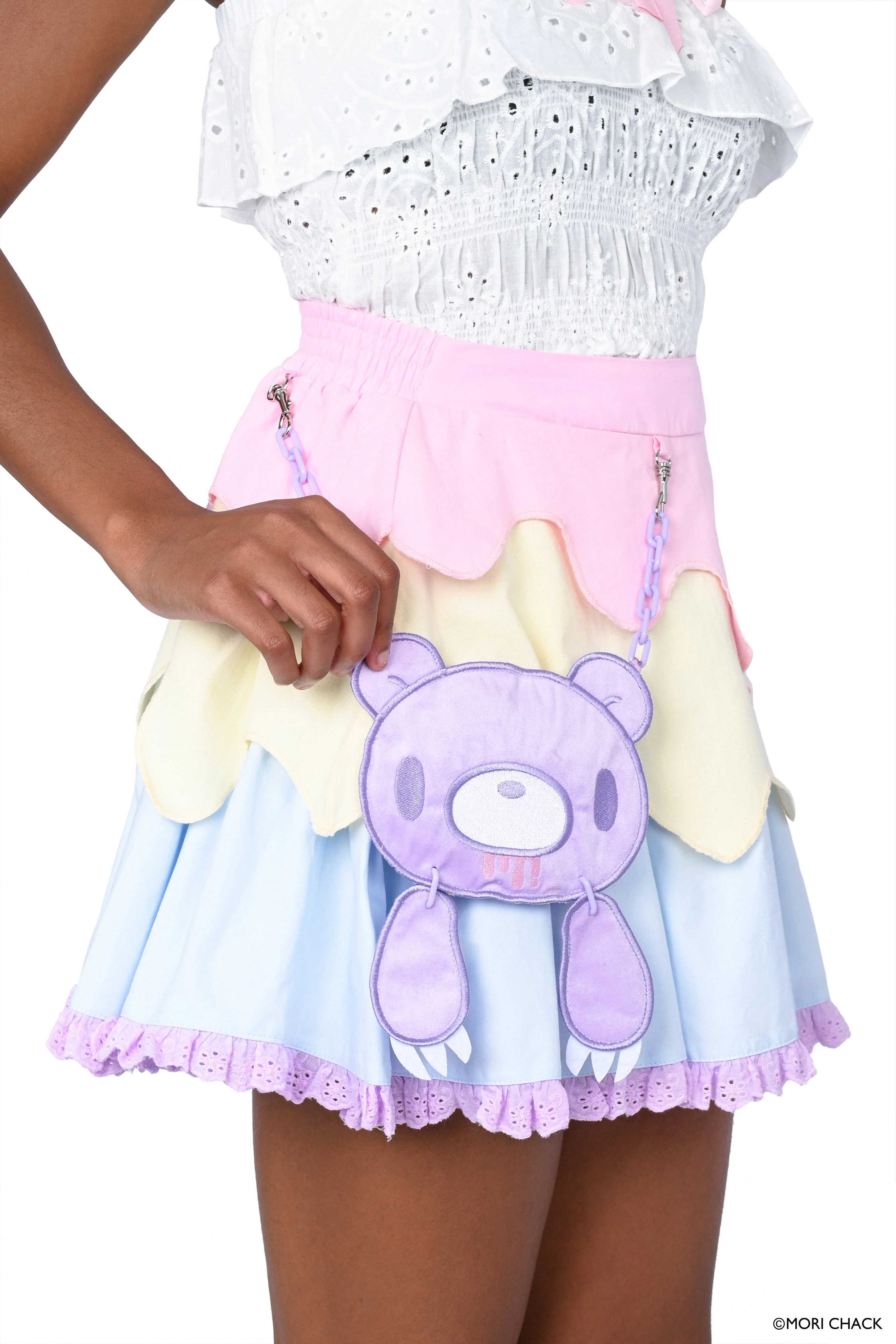 Gloomy Bear x My Violet  - Pastel Drip Skirt - Image 3