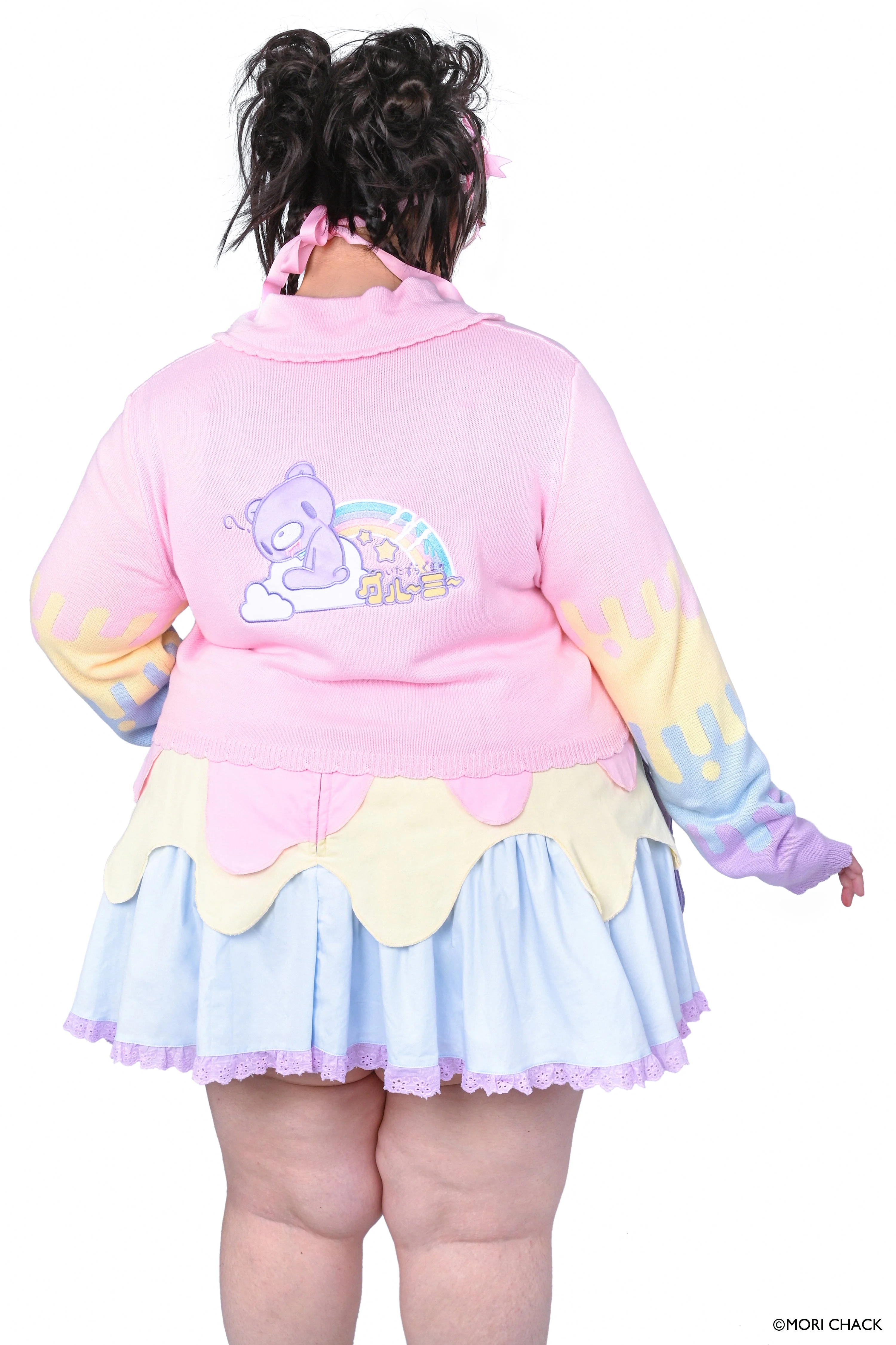 Gloomy Bear x My Violet  - Pastel Drip Skirt - Image 5