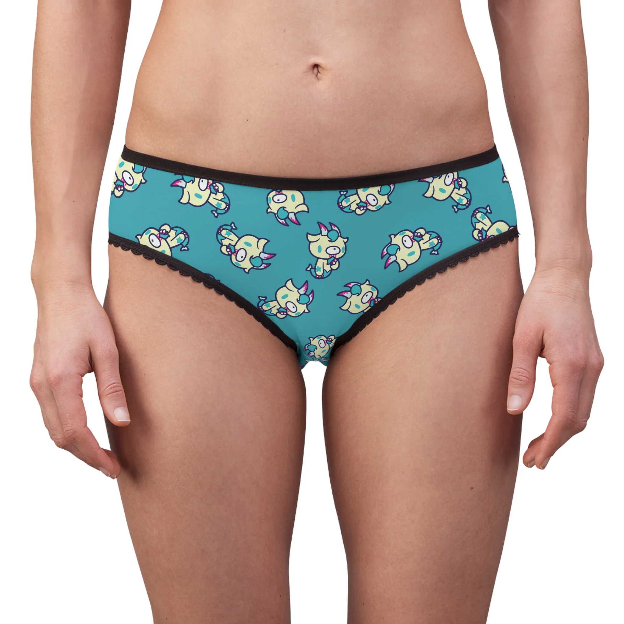 Gloomy Capricorn Women's Briefs (AOP) - Image 3