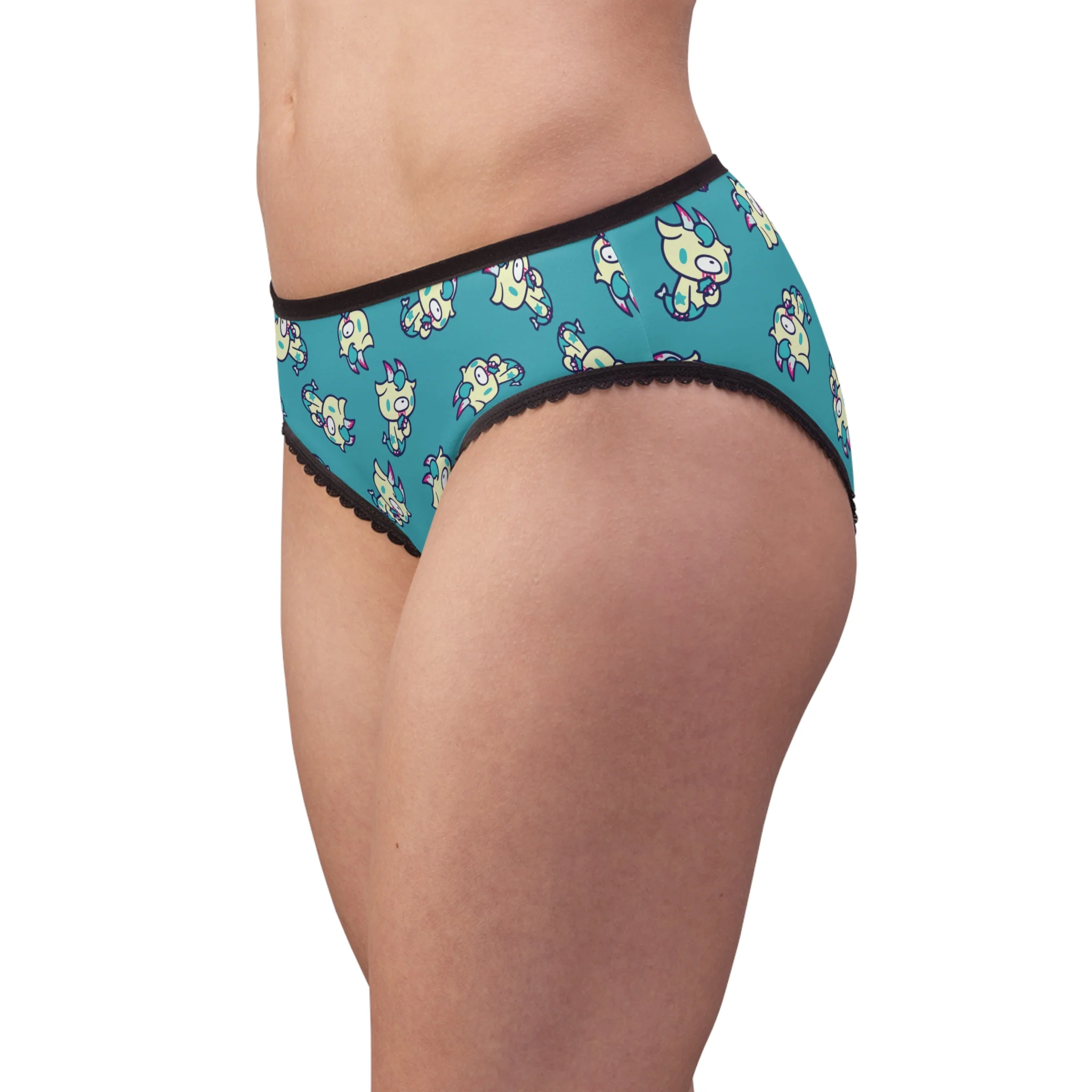 Gloomy Capricorn Women's Briefs (AOP) - Image 4