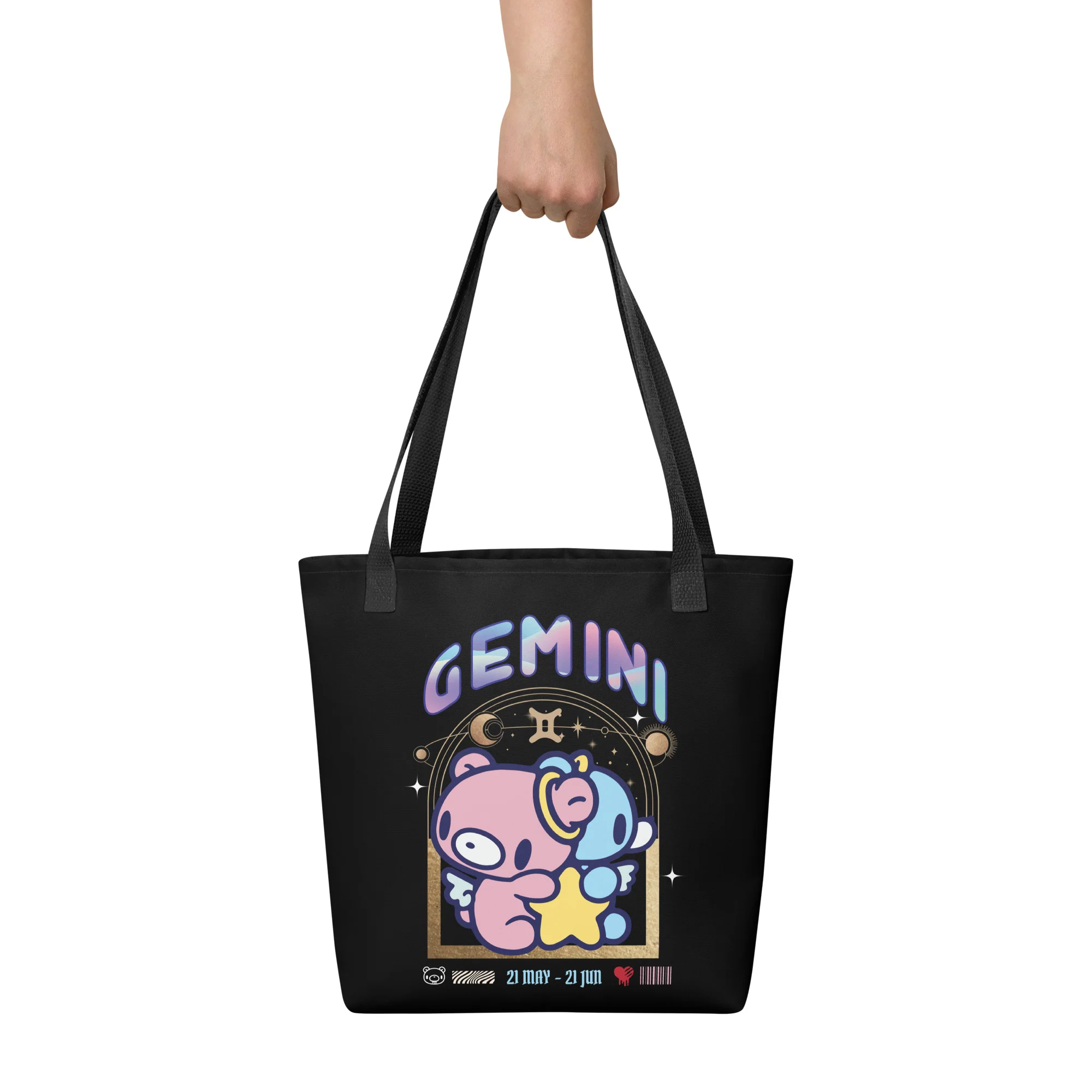 Gloomy Gemini Zodiac Tote bag