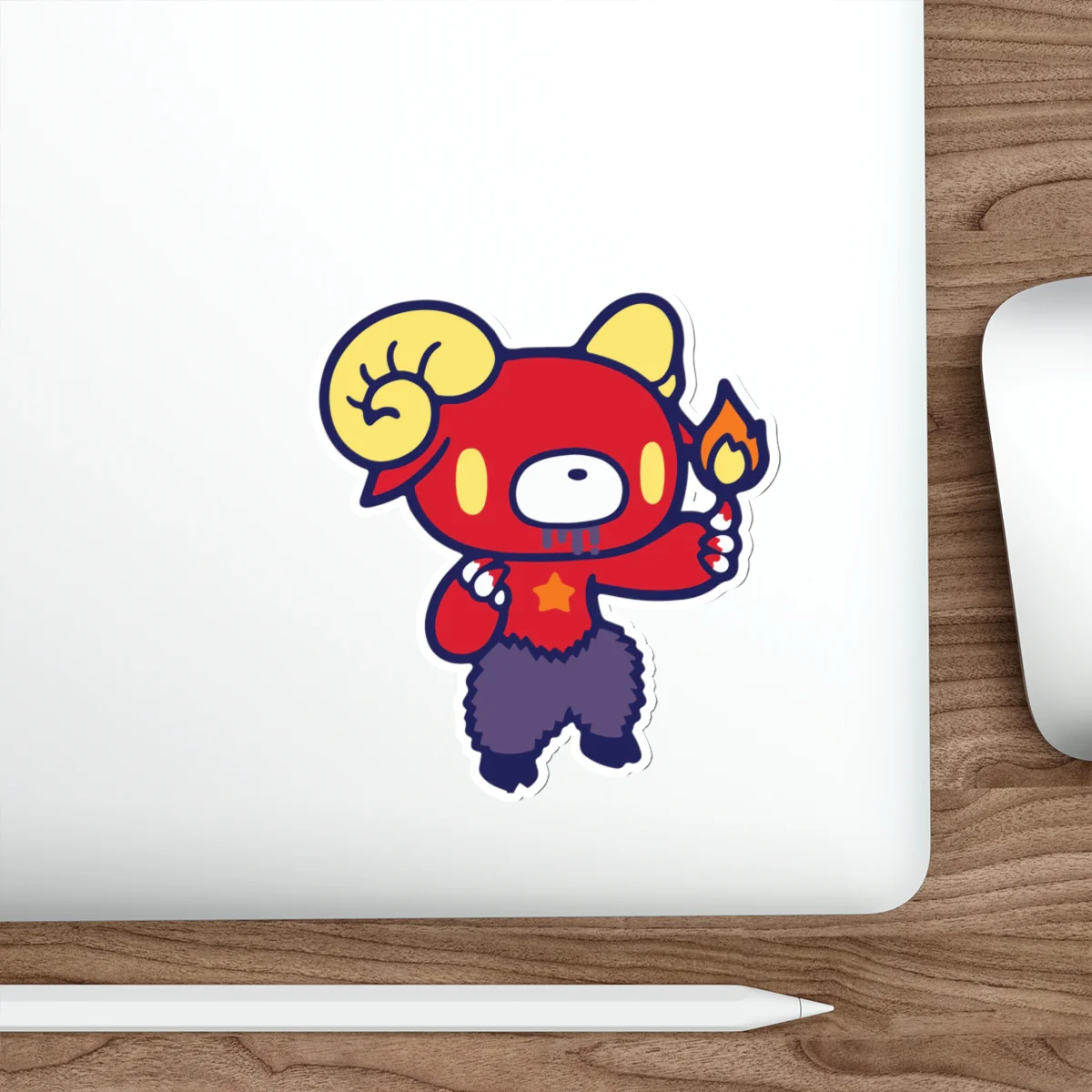 Gloomy Zodiac Aries Die-Cut Stickers - Image 15