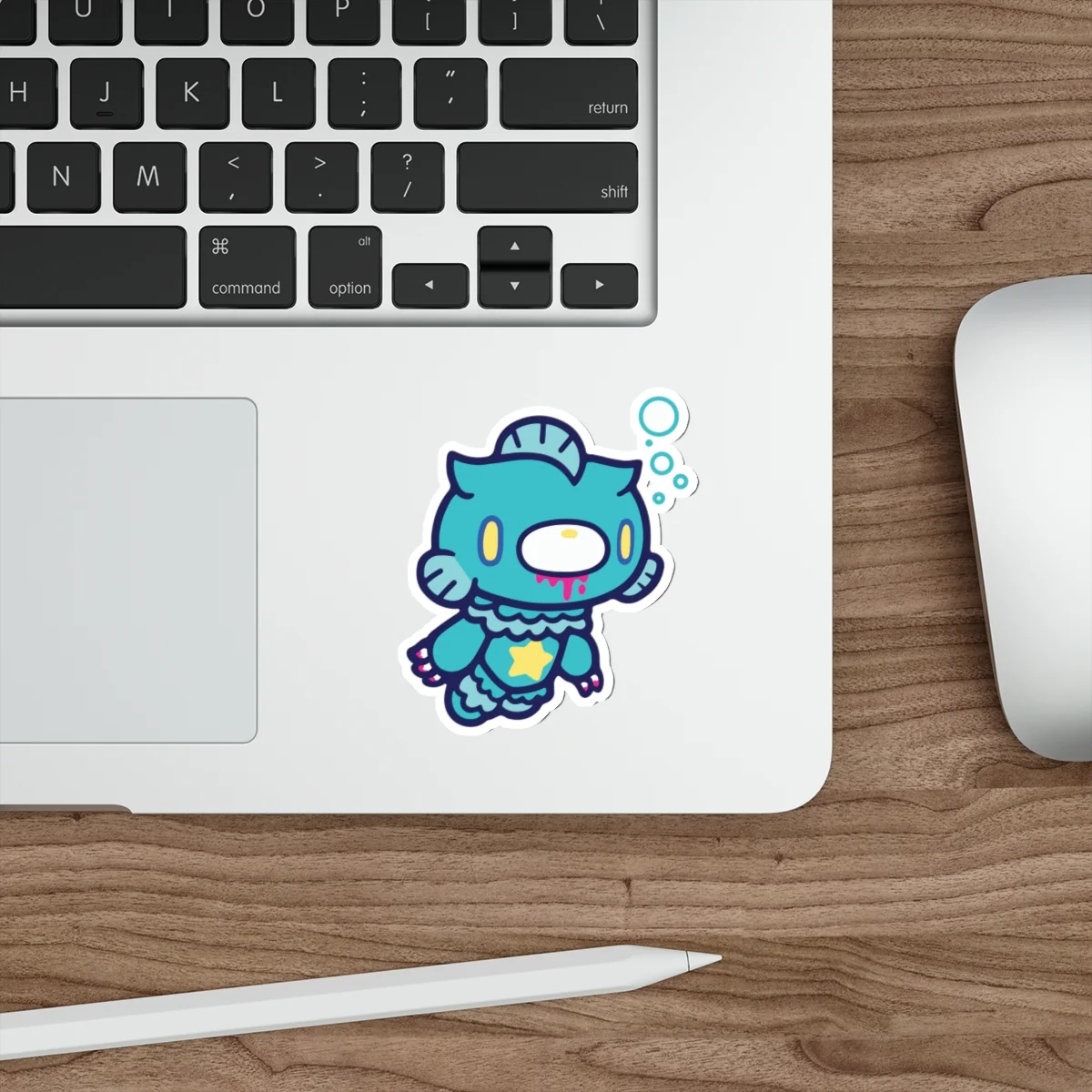 Gloomy Zodiac Pisces Die-Cut Stickers - Image 12