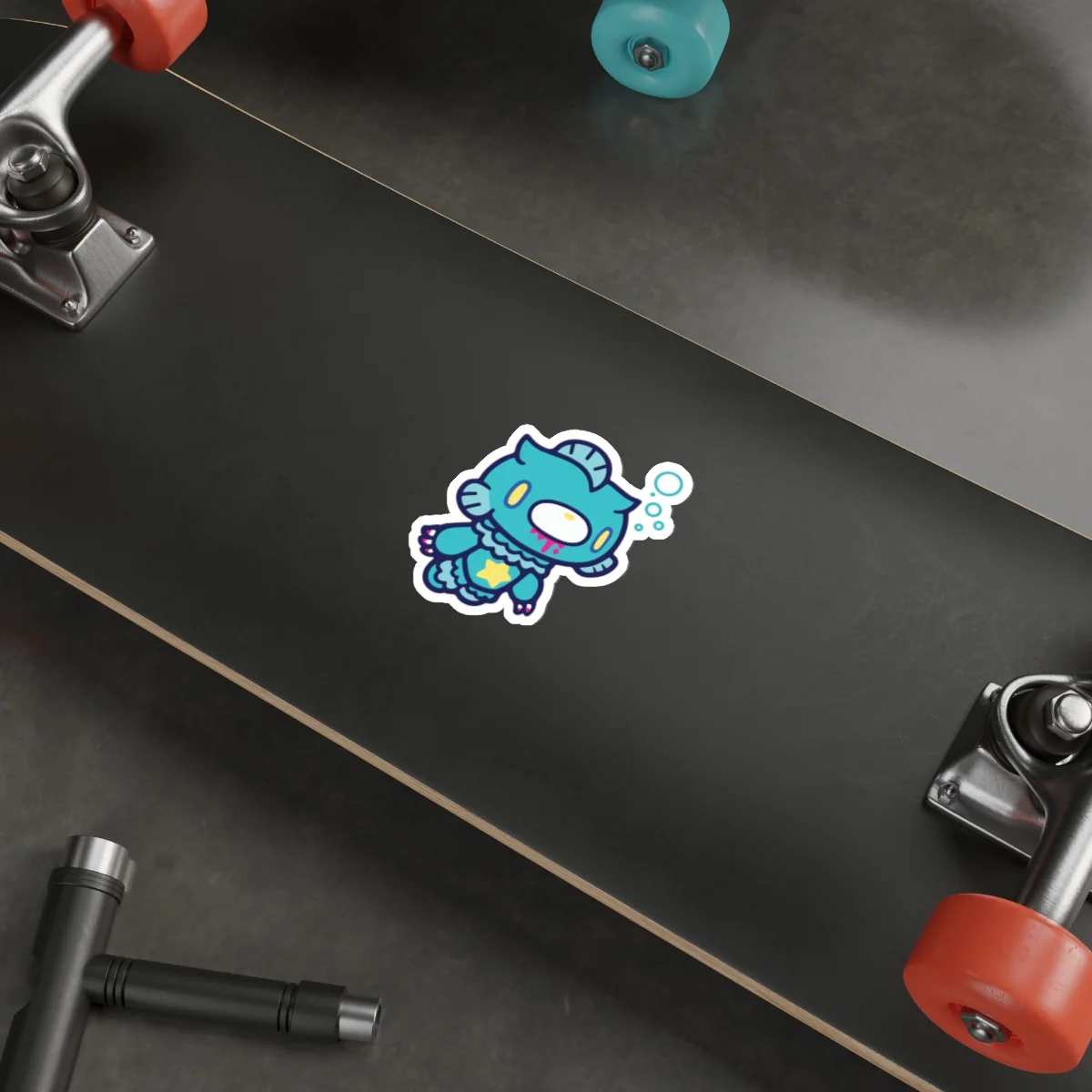 Gloomy Zodiac Pisces Die-Cut Stickers - Image 13