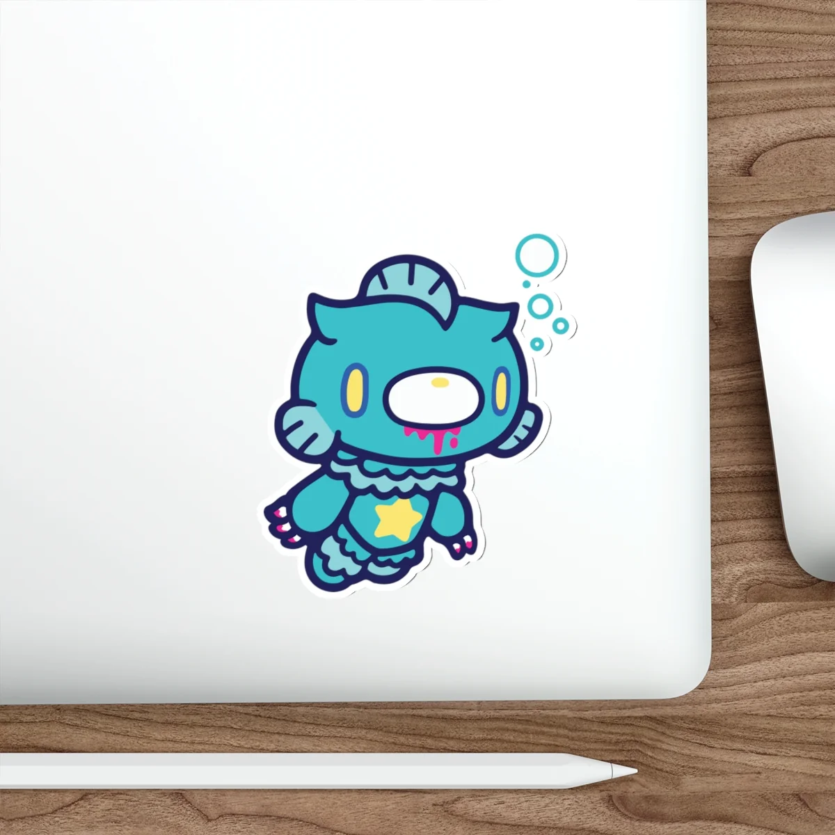 Gloomy Zodiac Pisces Die-Cut Stickers - Image 15