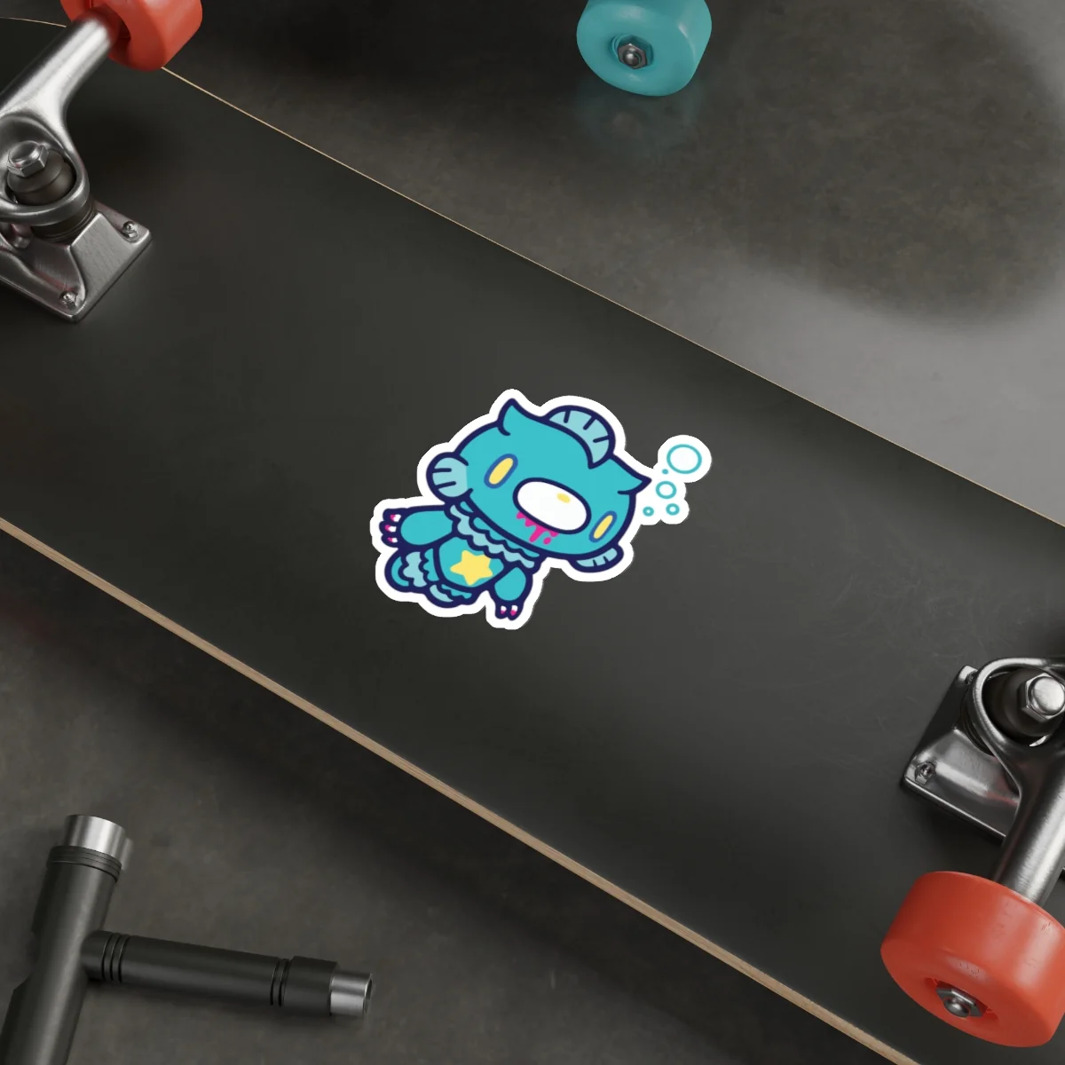 Gloomy Zodiac Pisces Die-Cut Stickers - Image 16