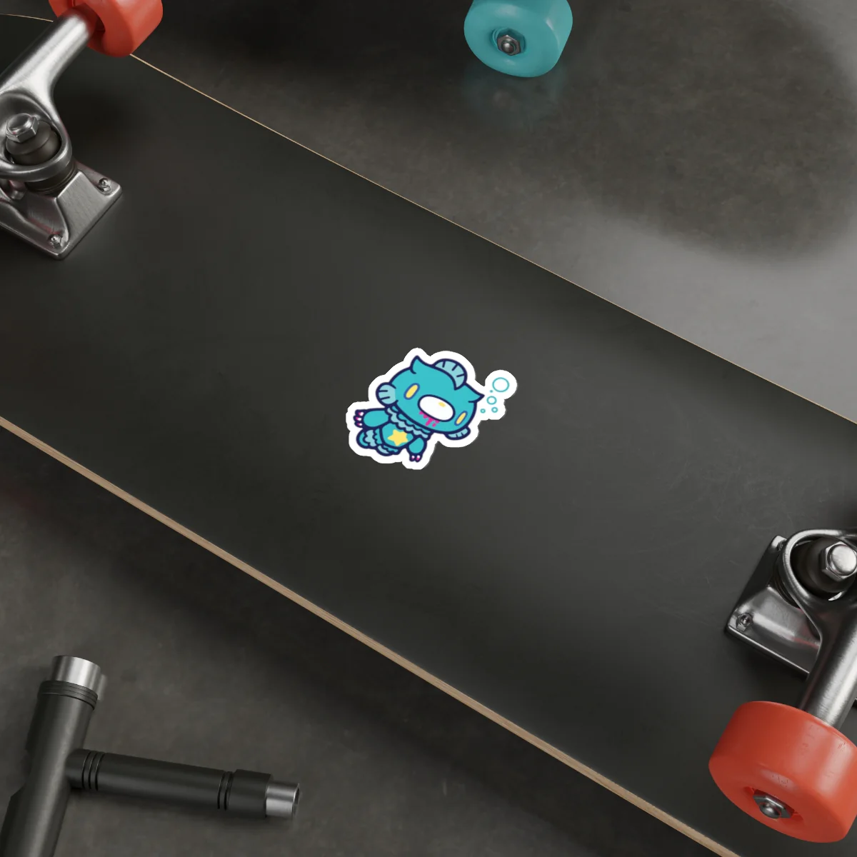 Gloomy Zodiac Pisces Die-Cut Stickers - Image 7