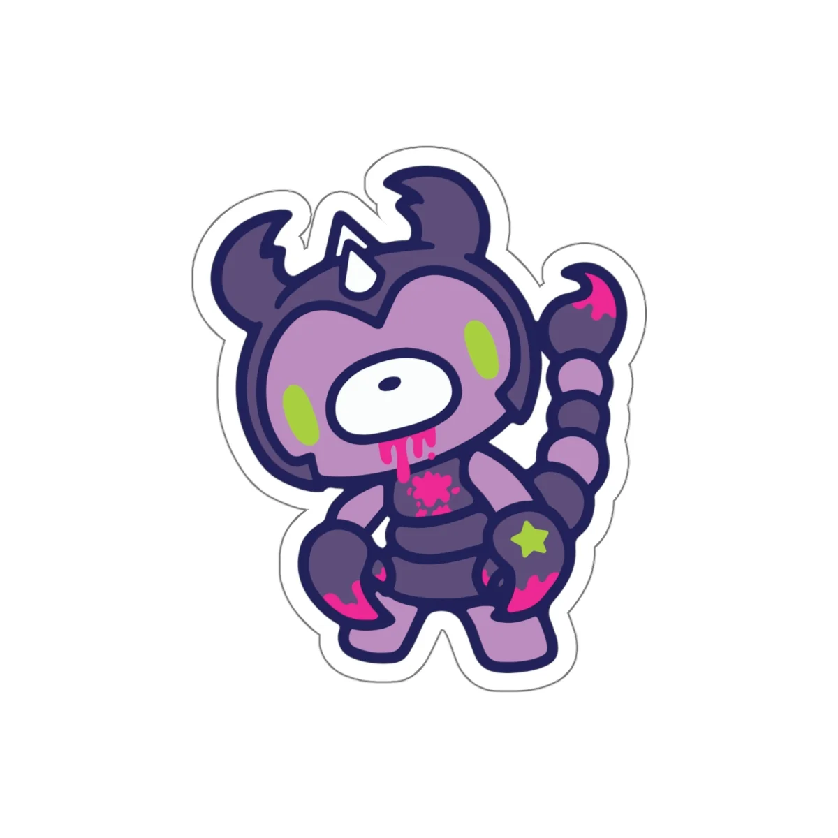 Gloomy Zodiac Scorpio Die-Cut Stickers - Image 3