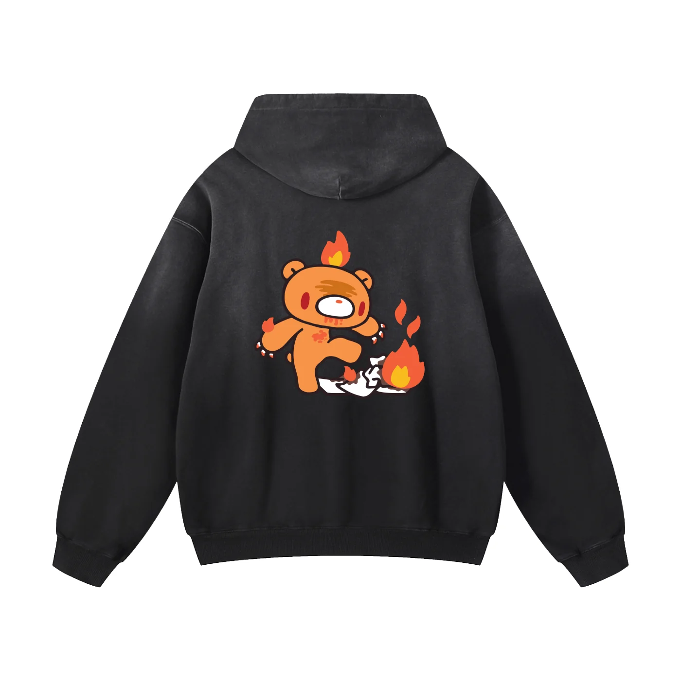 Messy Gloomy Heavyweight Sunfade Oversized Hoodie - Image 2