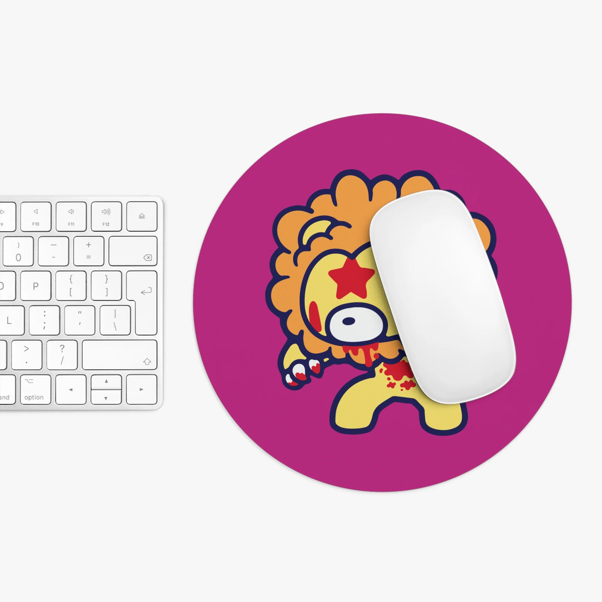 Leo Zodiac Gloomy Bear Mouse Pad - Image 4