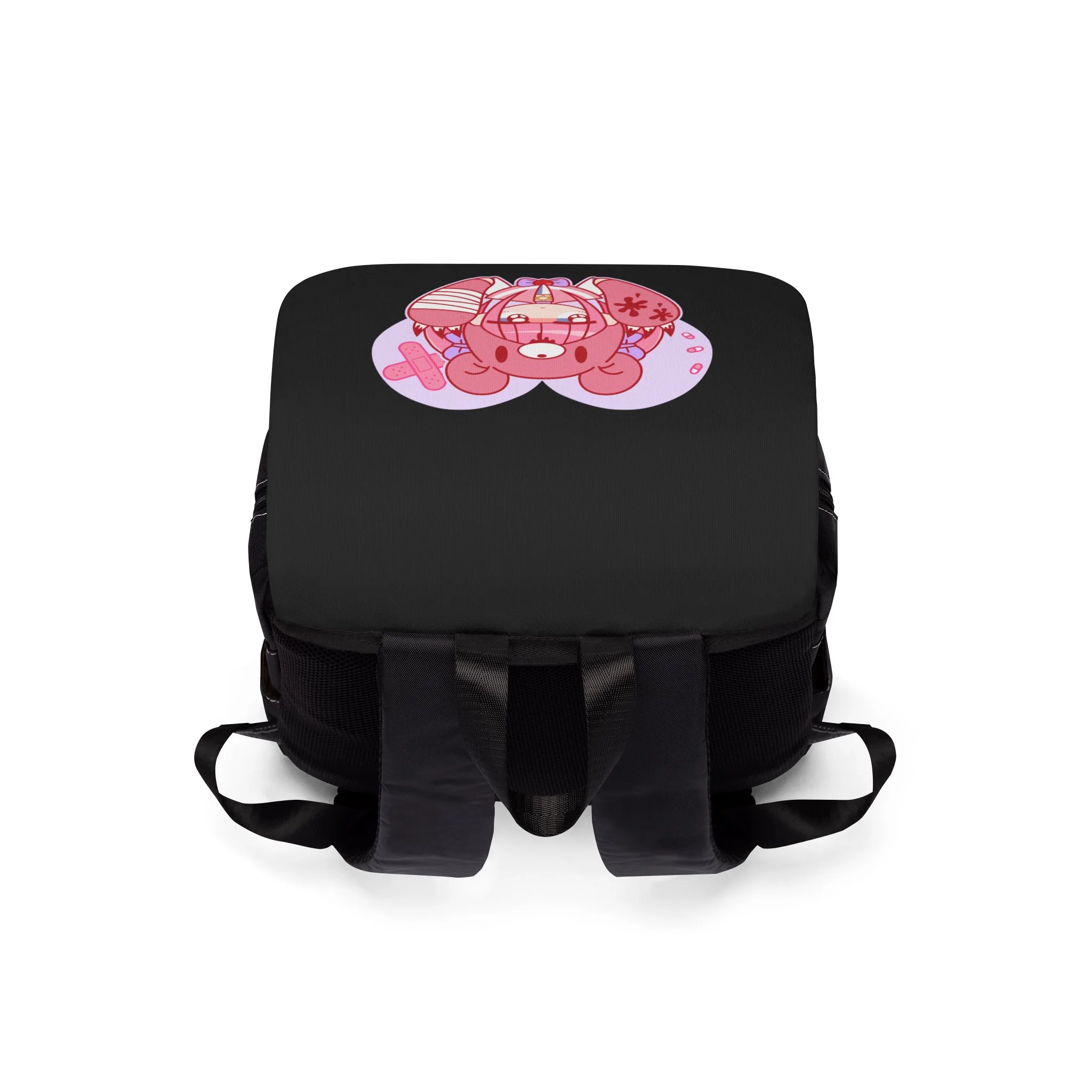 Menhera x Gloomy Unisex Casual Shoulder Backpack - Image 4