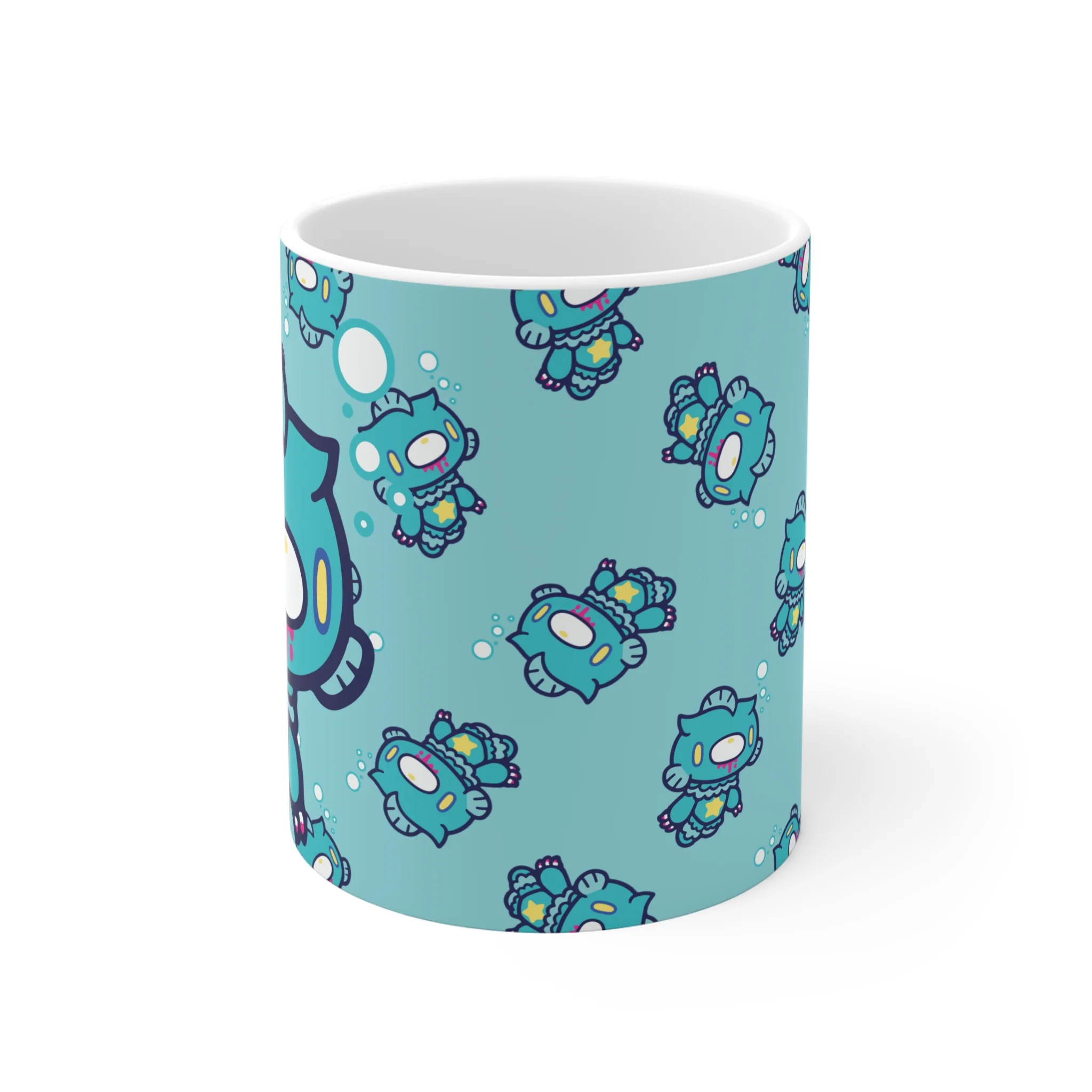 Pisces Gloomy Bear Ceramic Mug (11oz) - Image 3