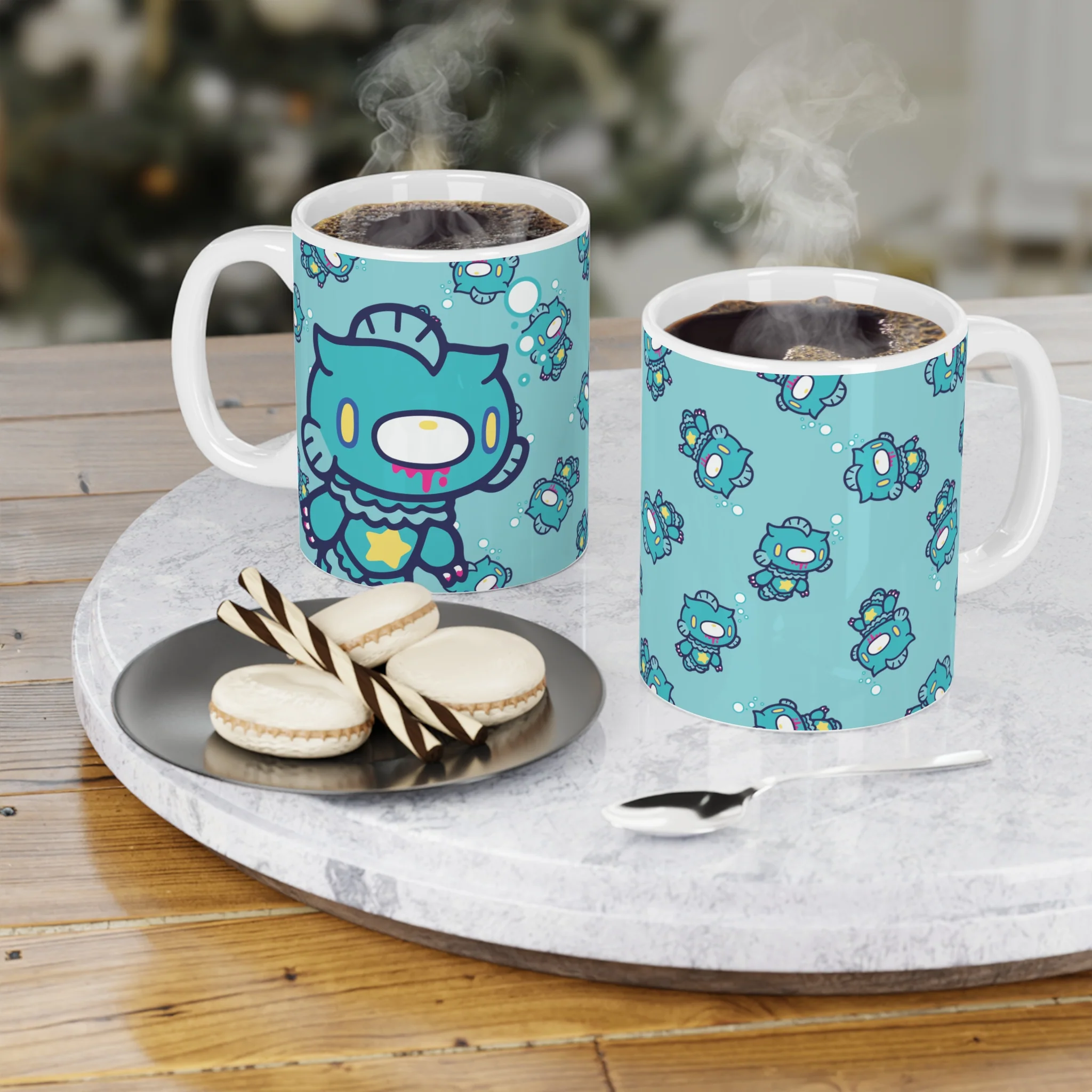 Pisces Gloomy Bear Ceramic Mug (11oz) - Image 4