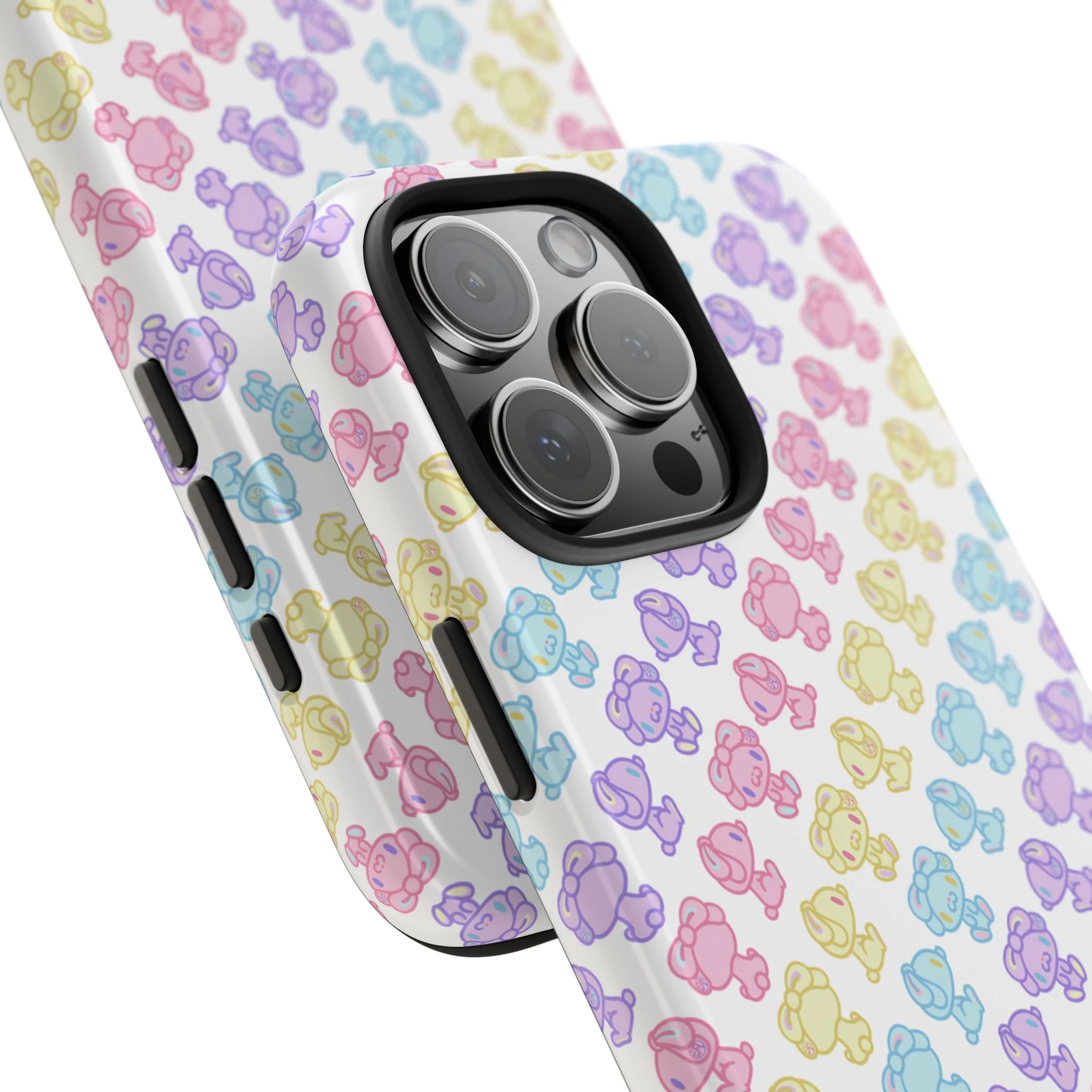 Rotating Pastel All Purpose Bunny - iPhone Case - Image 65