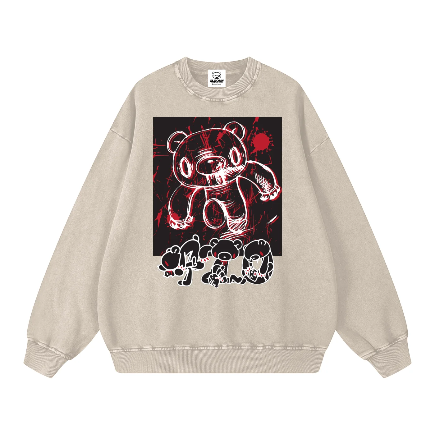 Gloomy Washed Oversized Sweatshirt - Image 5