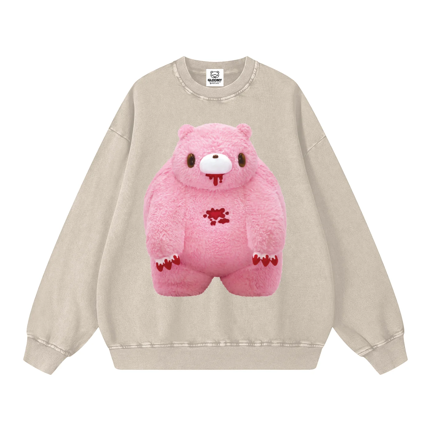 Chubby Gloomy Snow Washed Oversized Sweatshirt - Image 5