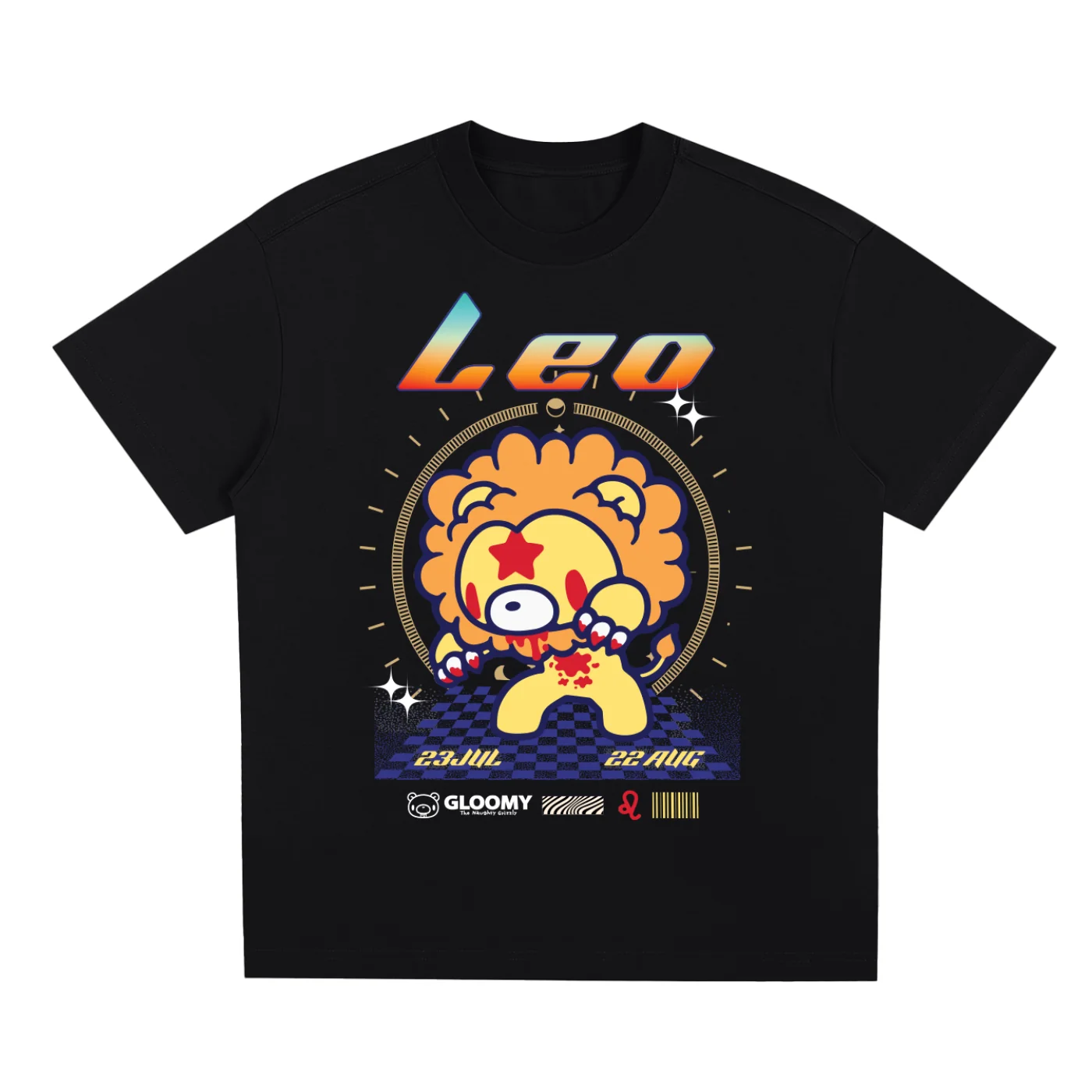 Leo Zodiac Gloomy Bear Sorona Quick-Dry Cooling T-Shirt