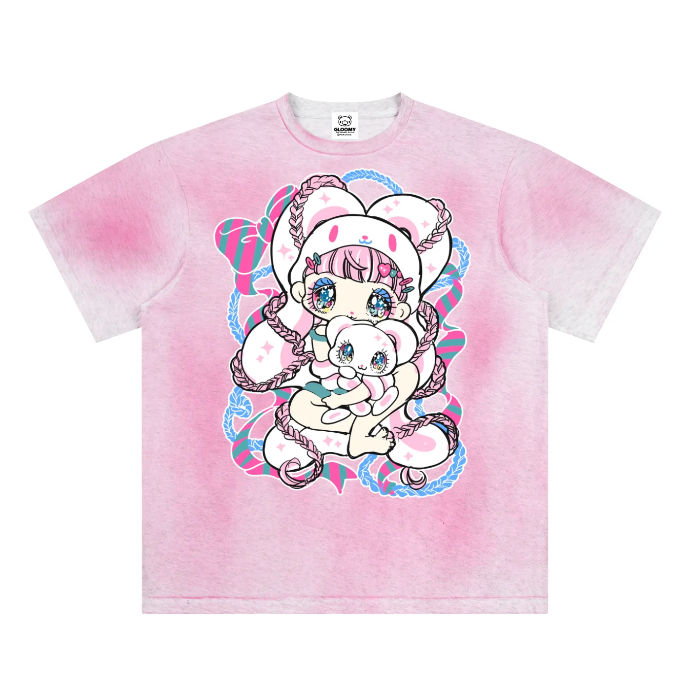 Sun Fade Hand-Painted T-Shirt