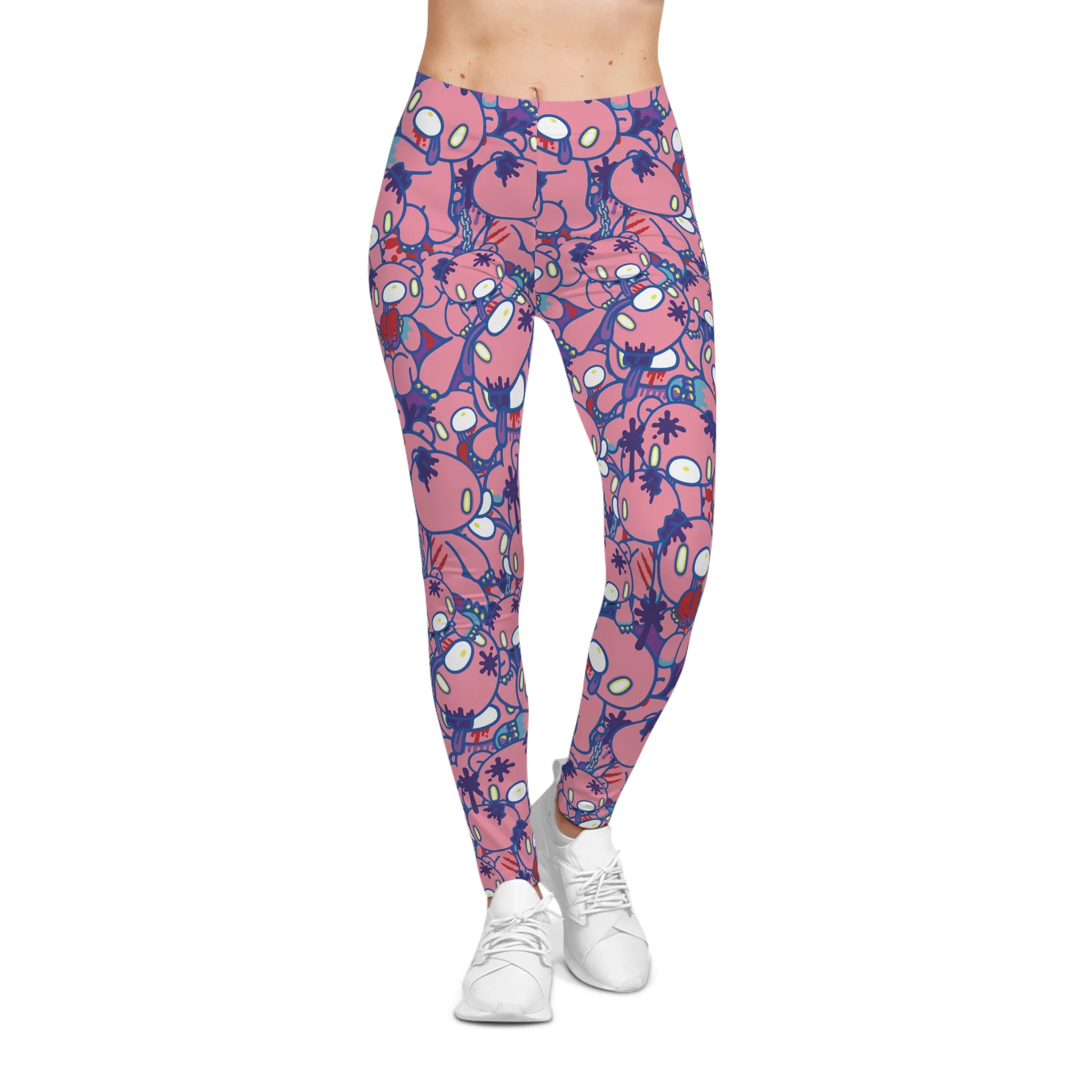 Undead Gloomy Bear AOP - Womens Leggings - Image 3