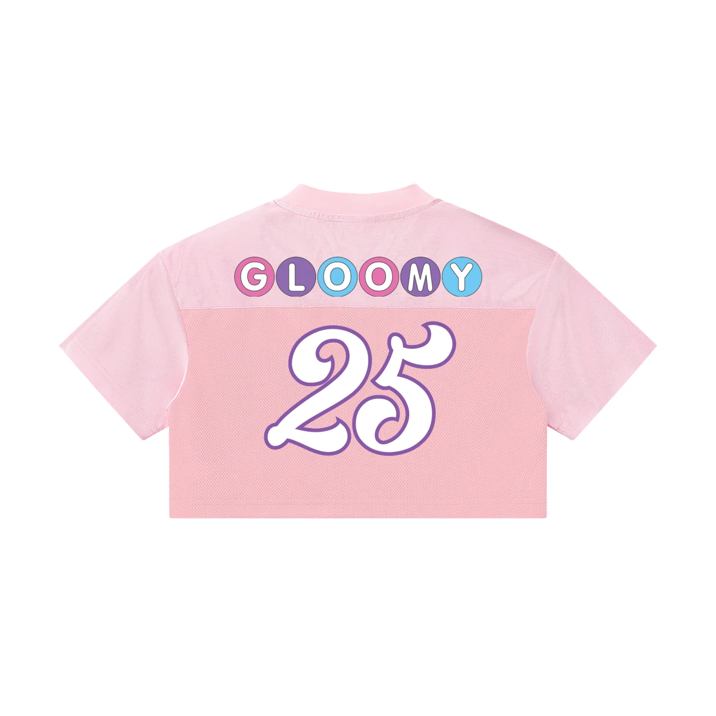 Gloomy Bear 25 Women’s Cropped Paneled V-Neck Jersey - Image 2