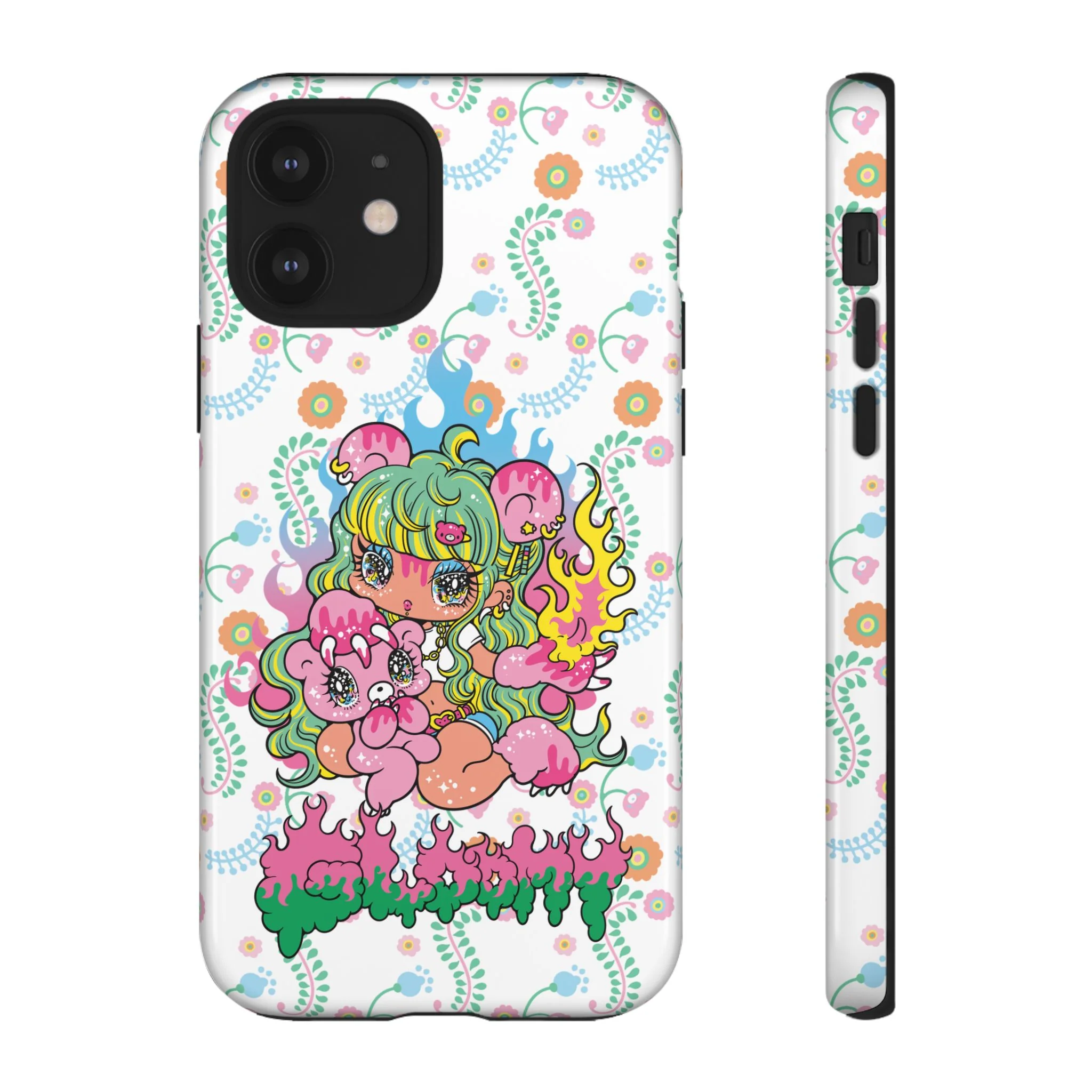 YURIE SEKIYA X GLOOMY BEAR ⭐️ FIRE GIRL PHONE CASE - Image 4