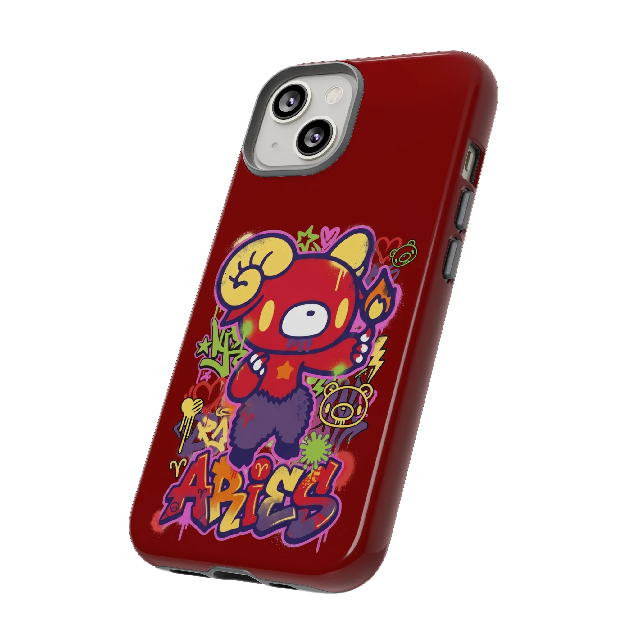 Zodiac Aries Gloomy Bear Phone Case - Image 101