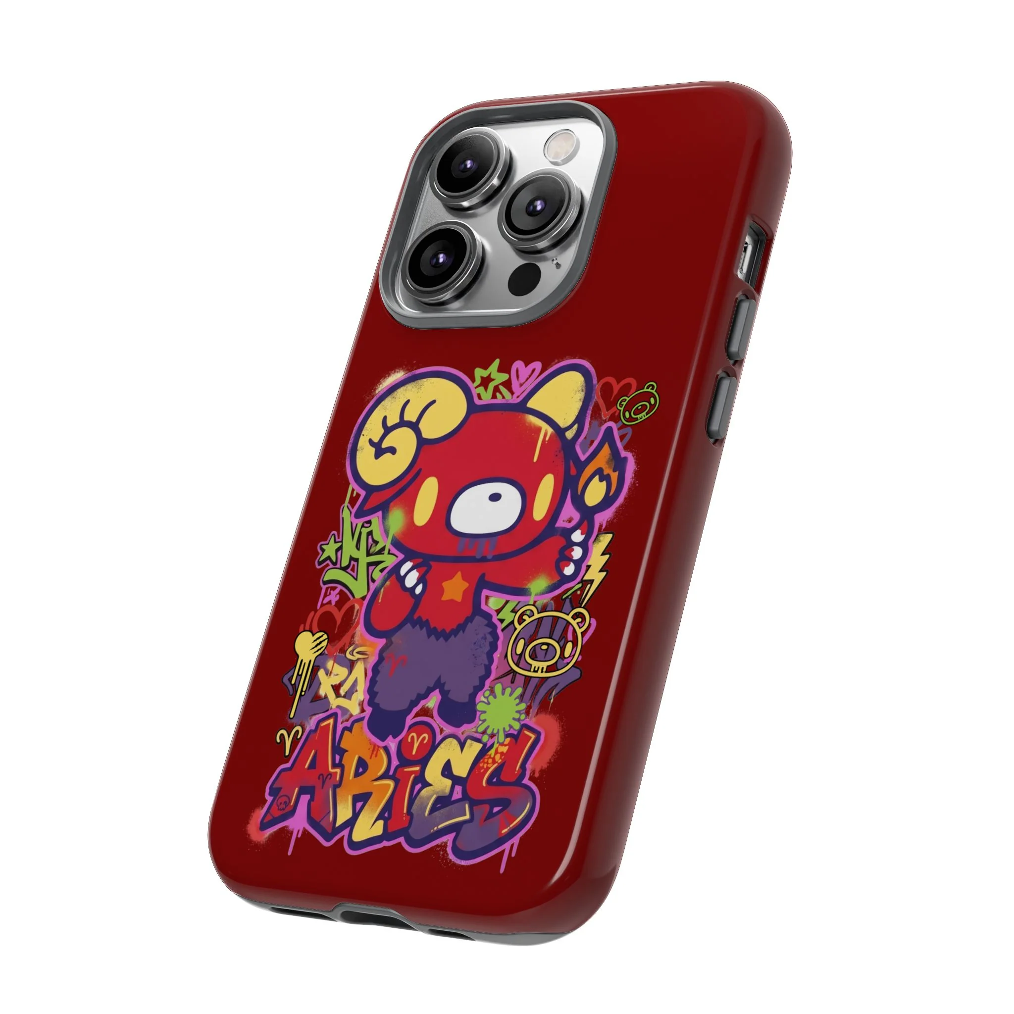 Zodiac Aries Gloomy Bear Phone Case - Image 107