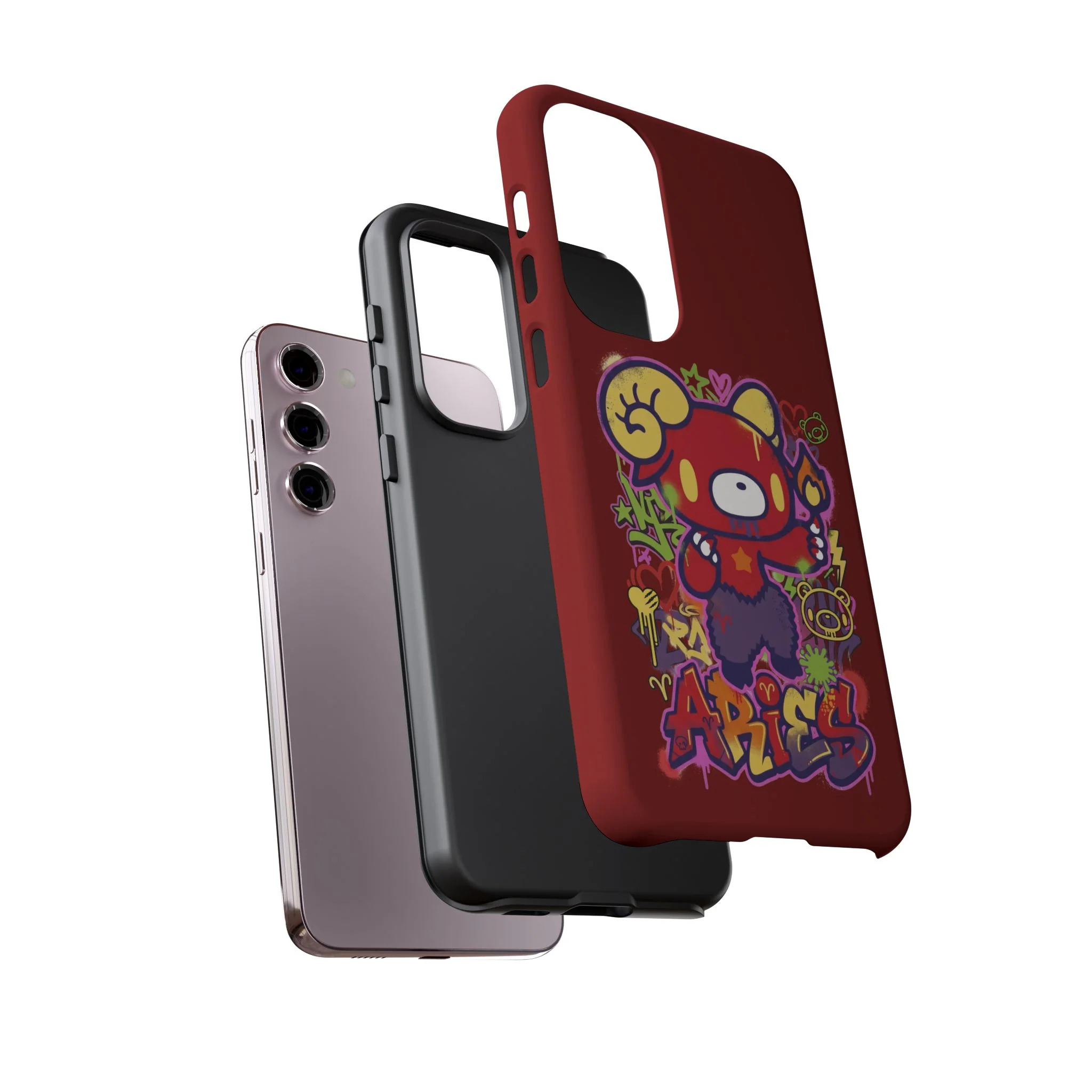 Zodiac Aries Gloomy Bear Phone Case - Image 135