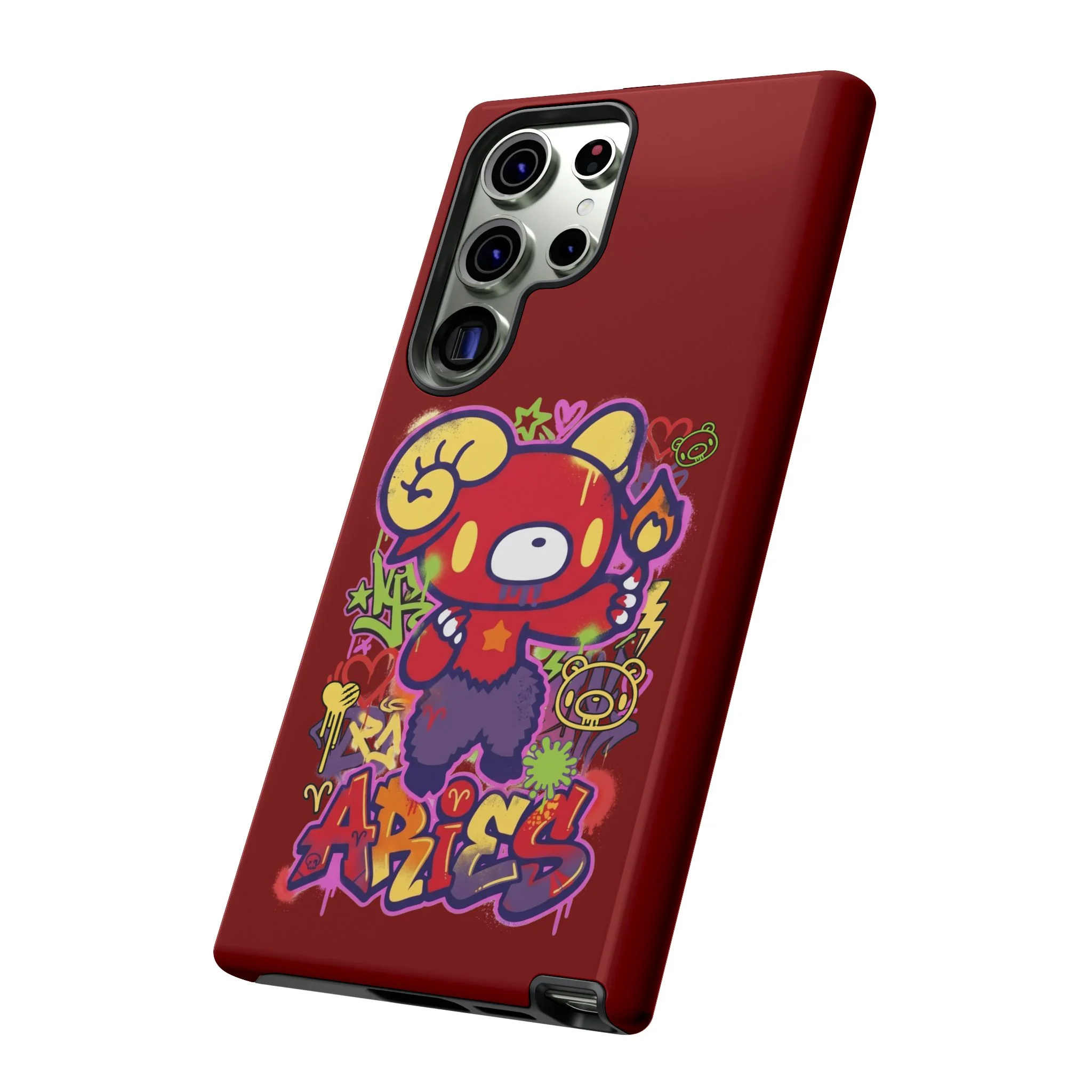 Zodiac Aries Gloomy Bear Phone Case - Image 137