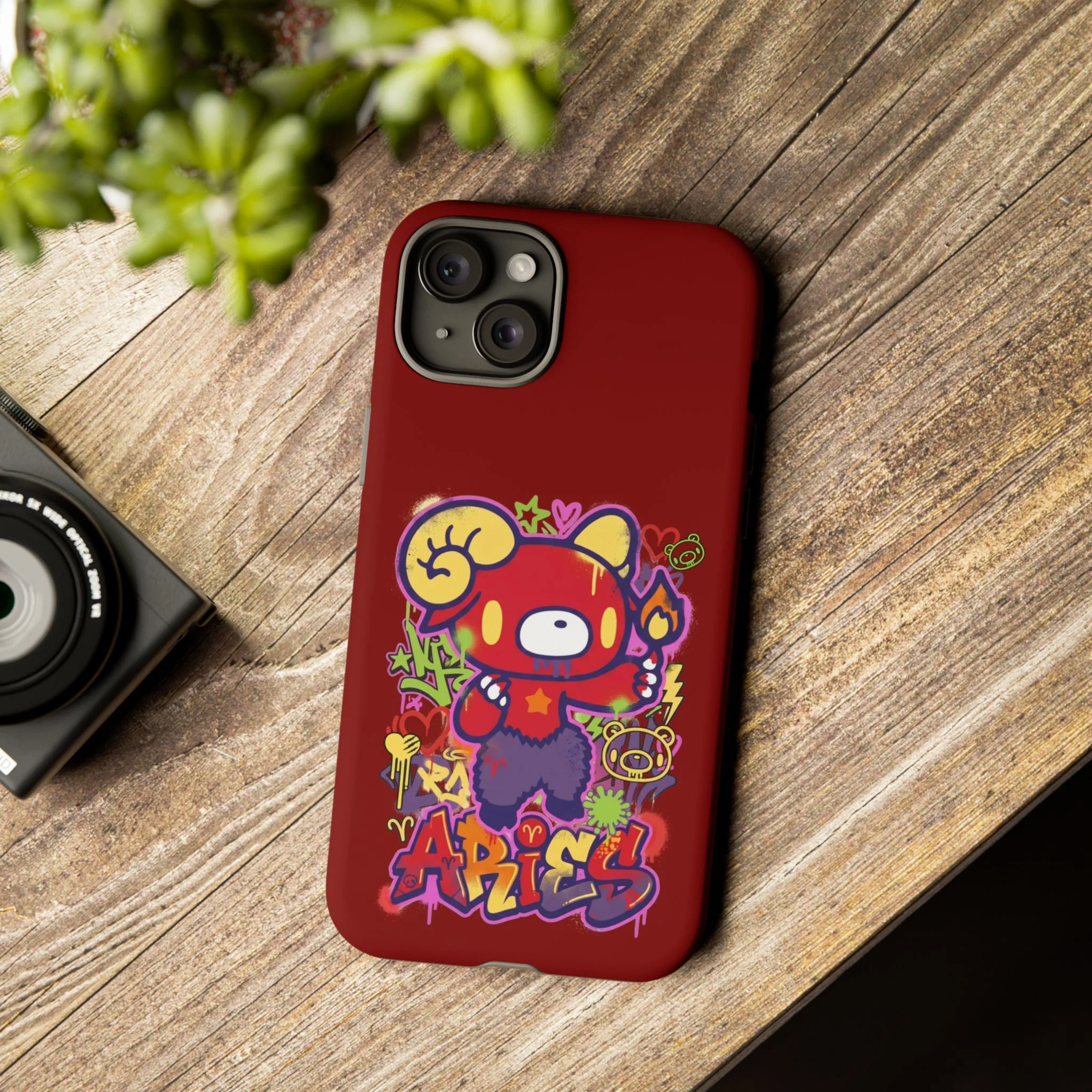 Zodiac Aries Gloomy Bear Phone Case - Image 162