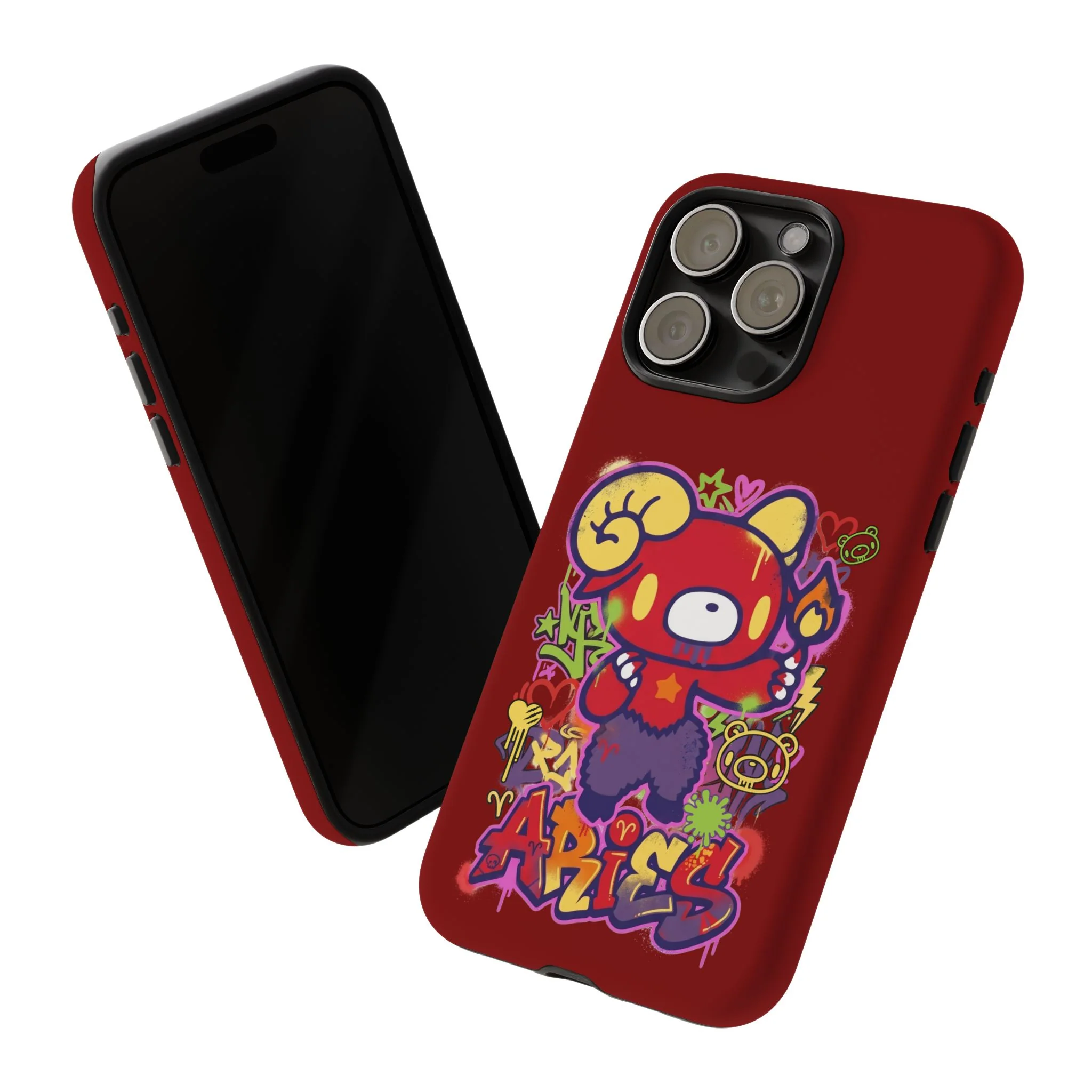 Zodiac Aries Gloomy Bear Phone Case - Image 169