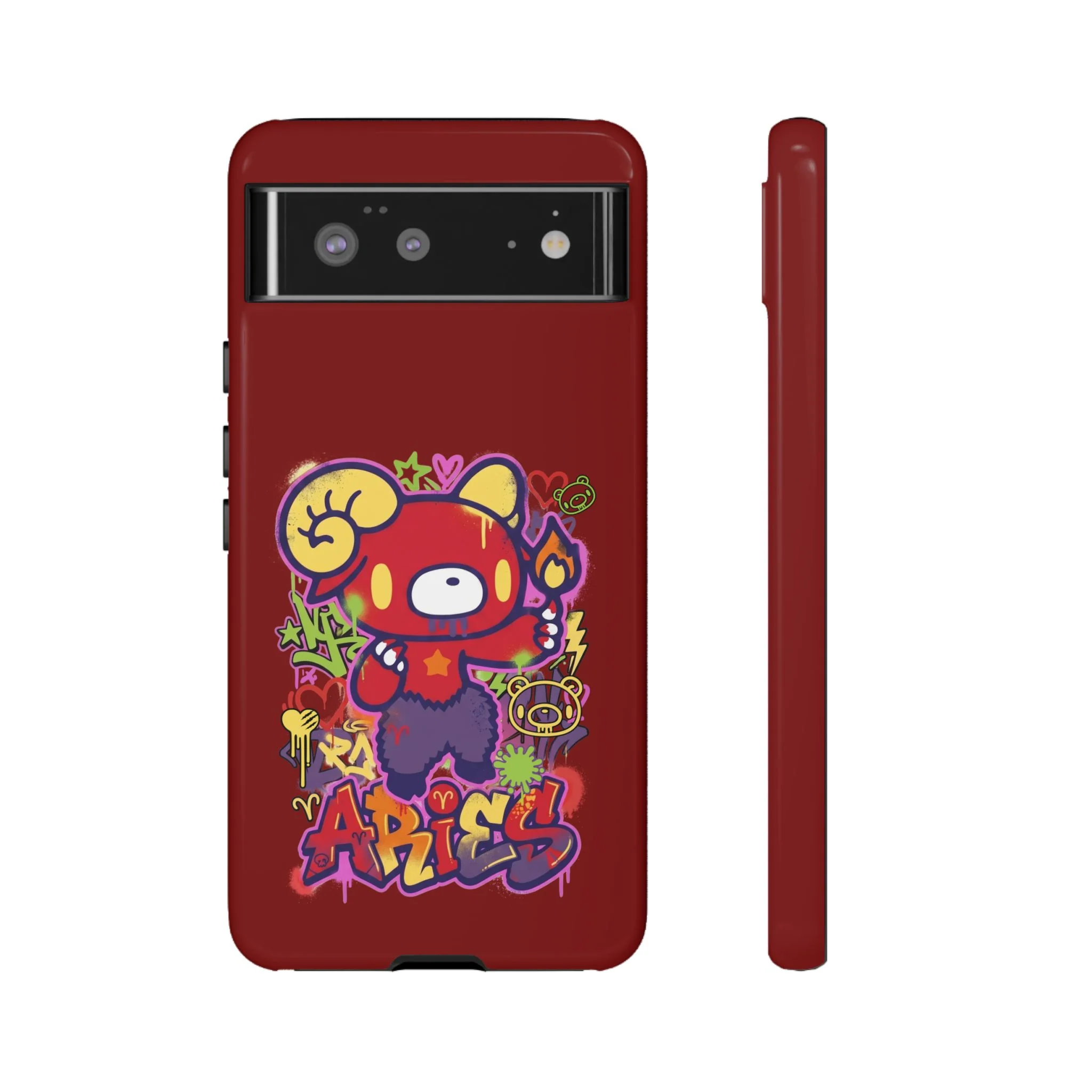 Zodiac Aries Gloomy Bear Phone Case - Image 23