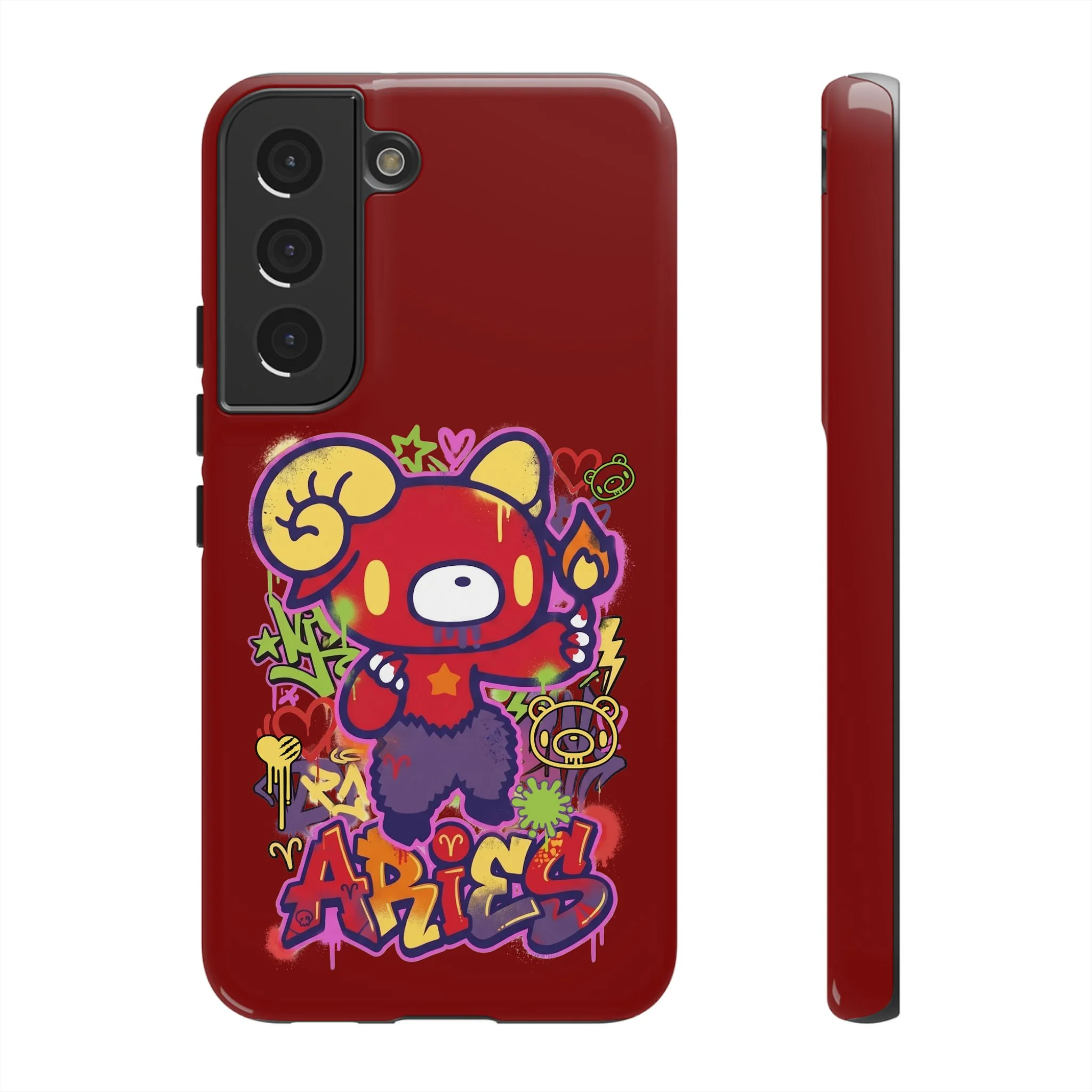Zodiac Aries Gloomy Bear Phone Case - Image 27