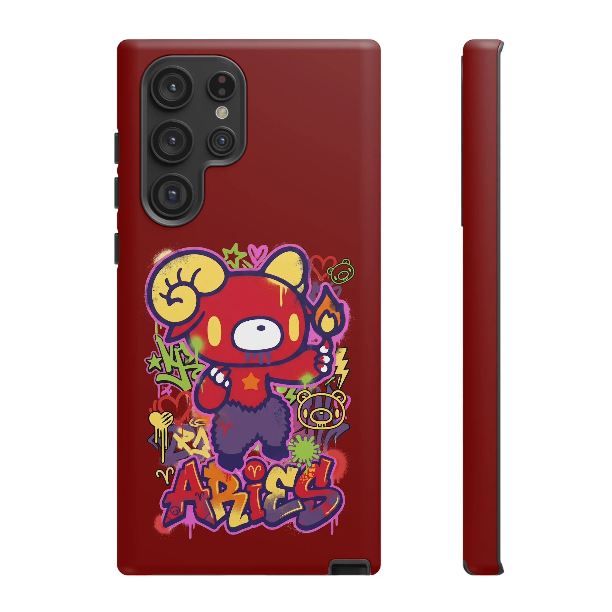 Zodiac Aries Gloomy Bear Phone Case - Image 32