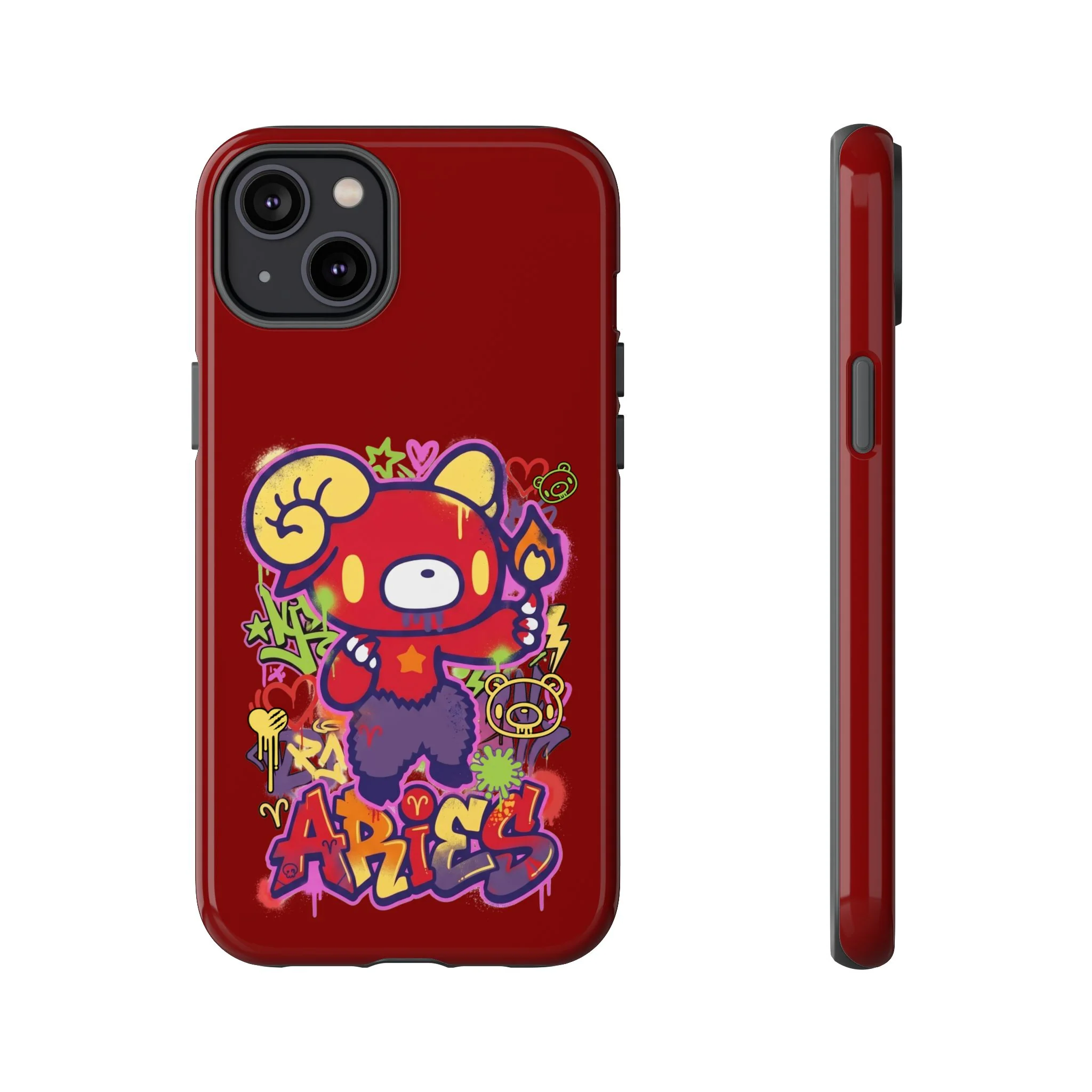 Zodiac Aries Gloomy Bear Phone Case - Image 37