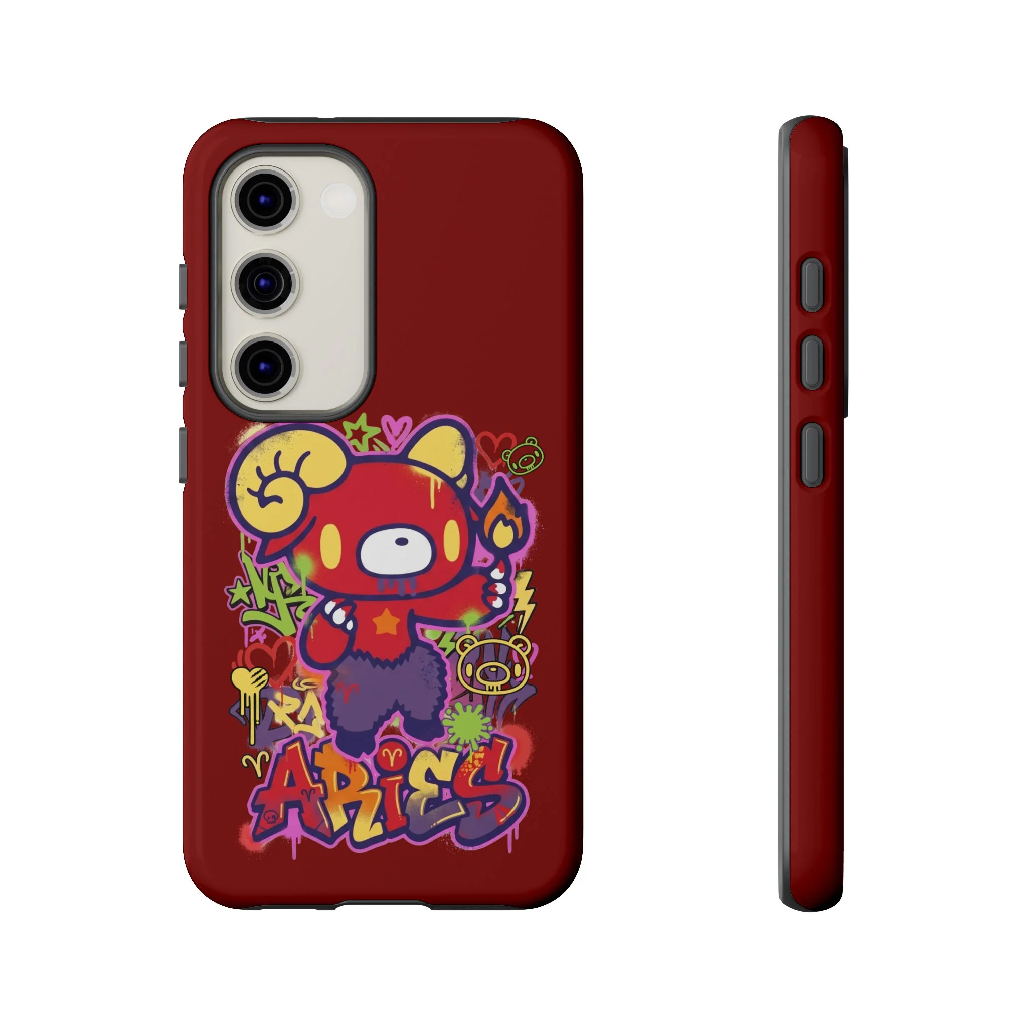 Zodiac Aries Gloomy Bear Phone Case - Image 41