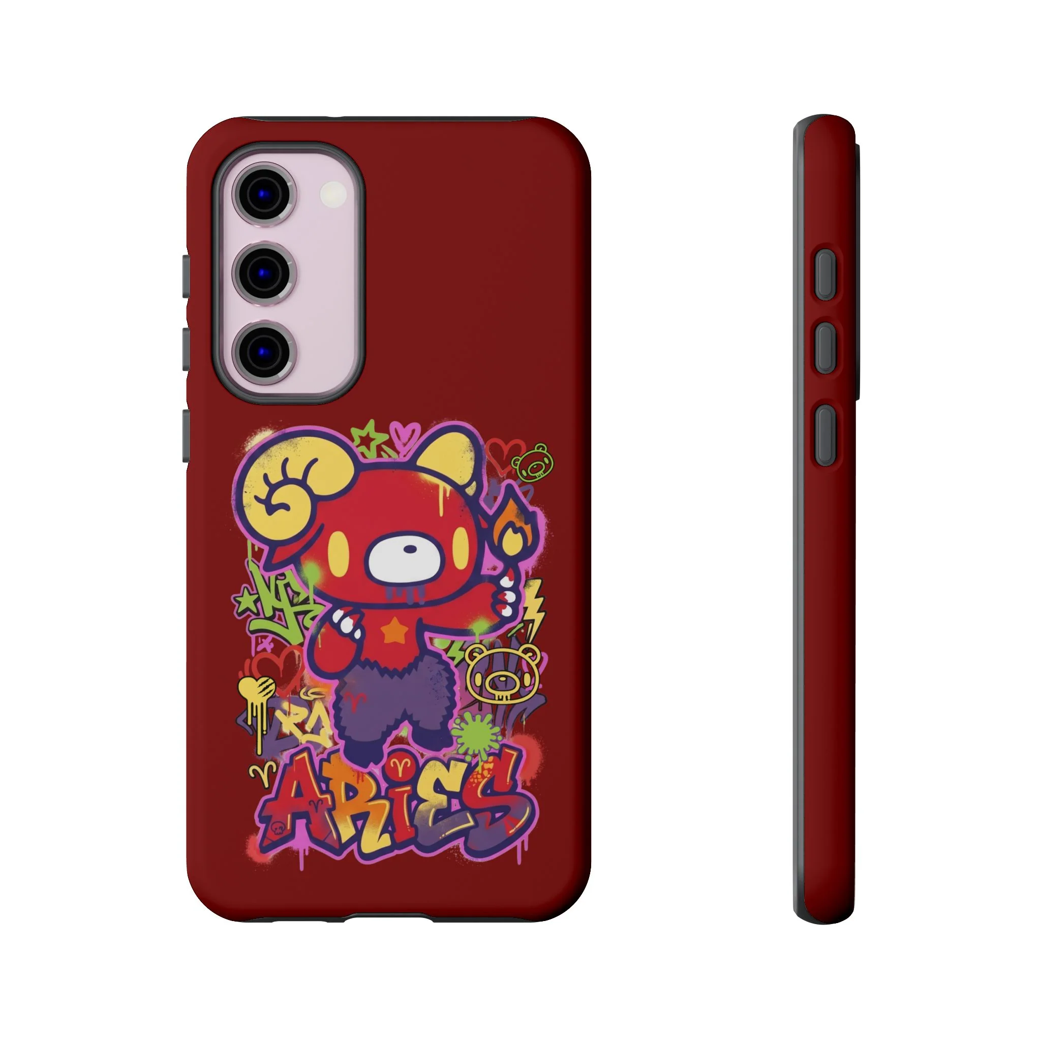 Zodiac Aries Gloomy Bear Phone Case - Image 44