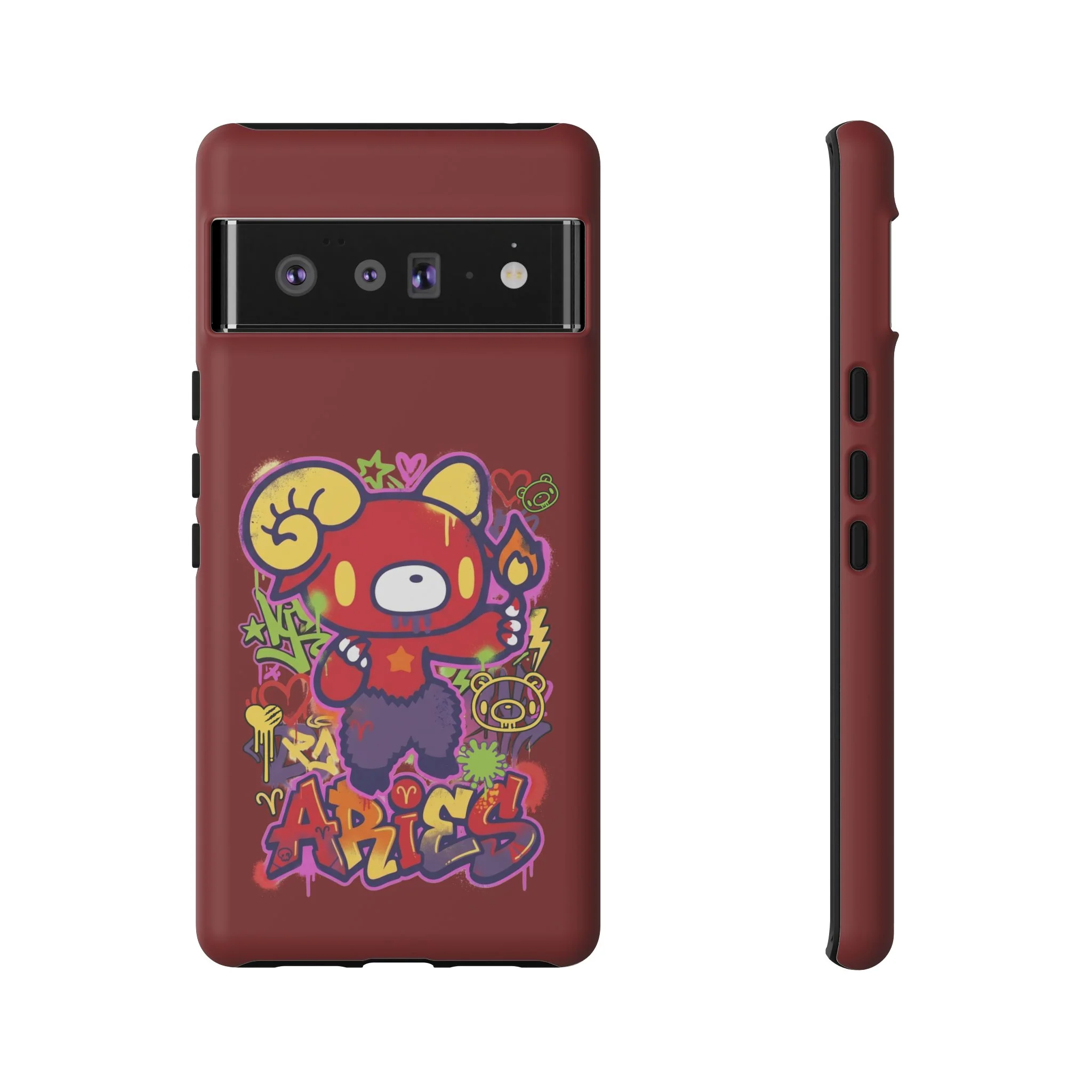 Zodiac Aries Gloomy Bear Phone Case - Image 50